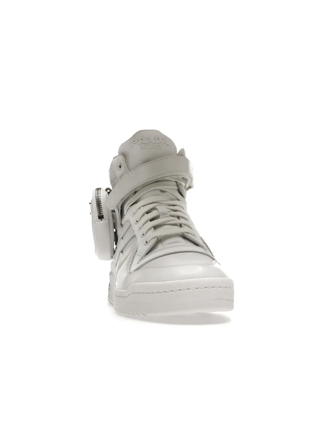 Мужские кроссовки Lifestyle Adidas Forum High — изображение 2 из 4, белый белый