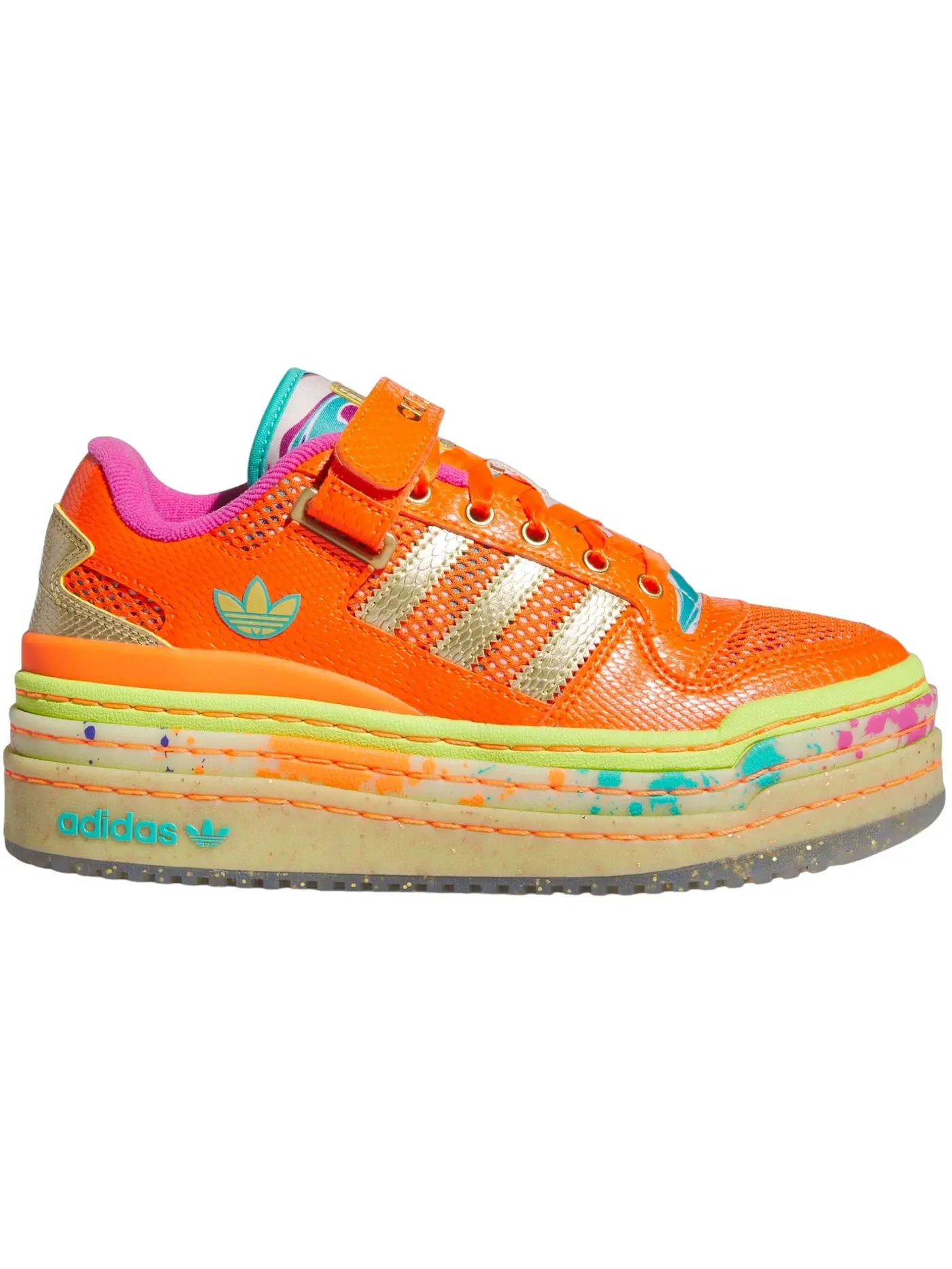 Женские кроссовки на платформе Adidas Forum Lo Triple Platform — изображение 1 из 1