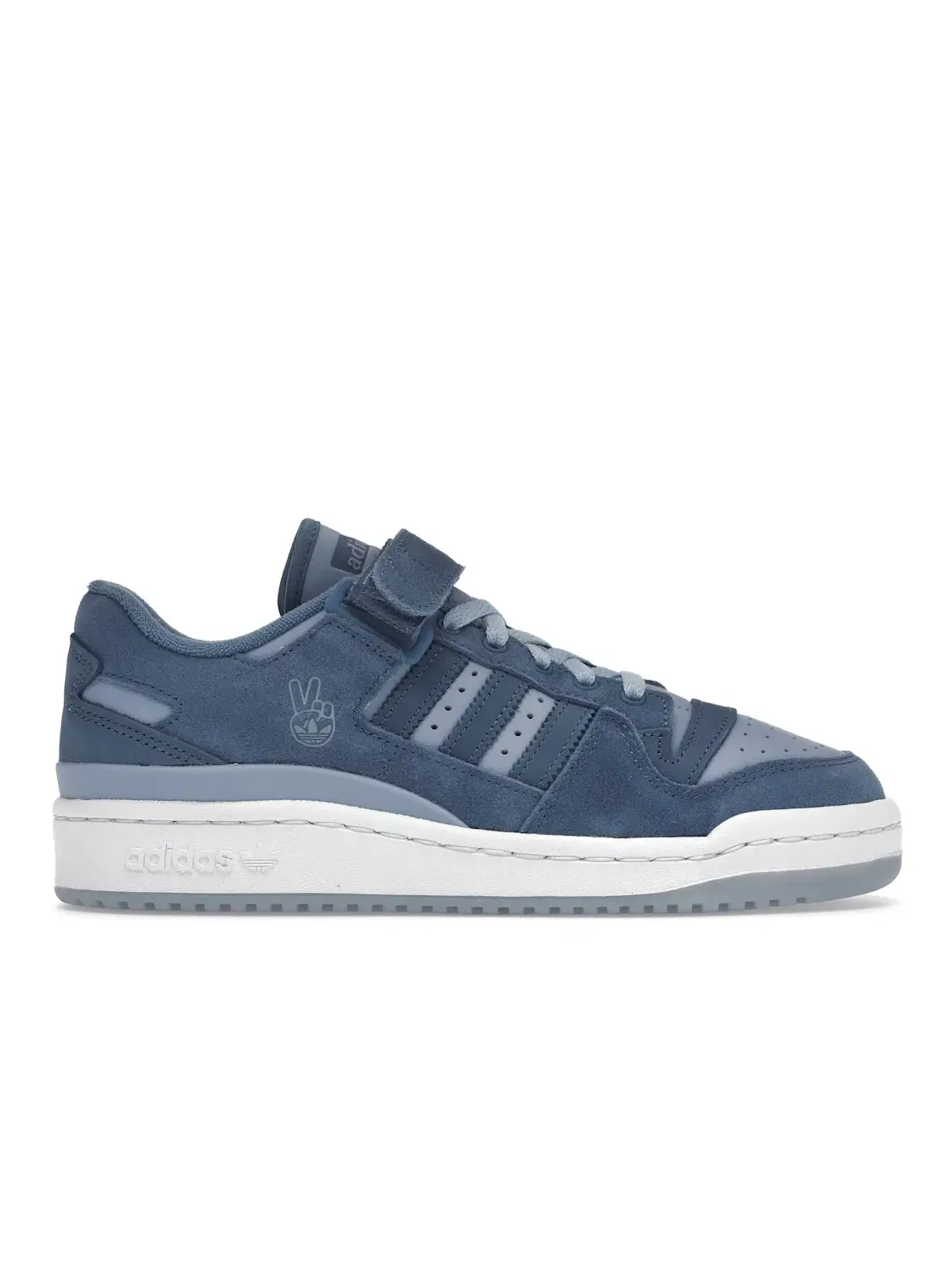 Мужские кроссовки с низким верхом Adidas Forum Low — изображение 1 из 4, синий/синий