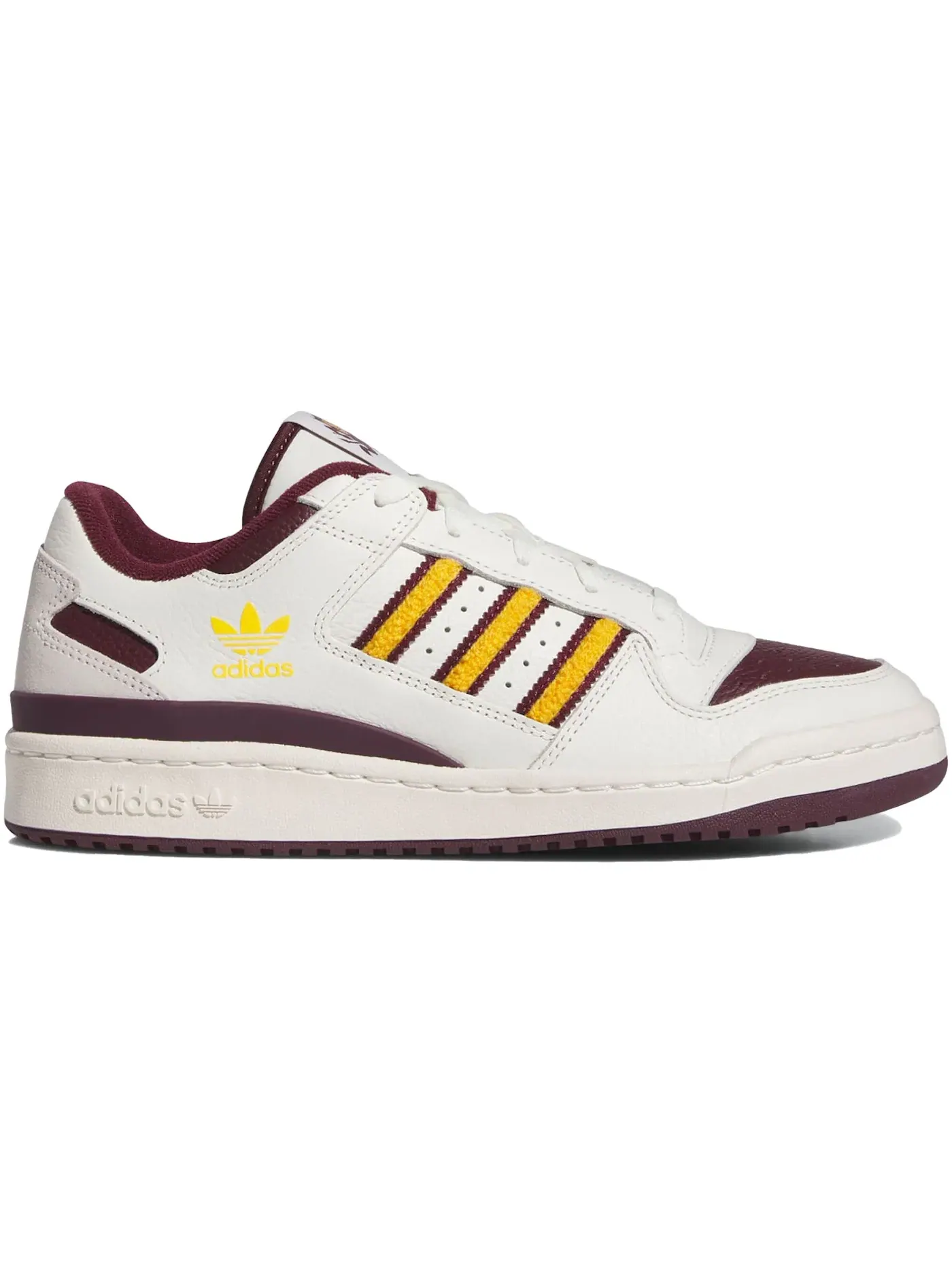 Мужские кроссовки Lifestyle Adidas Forum Low — изображение 1 из 2, белый/золотистый