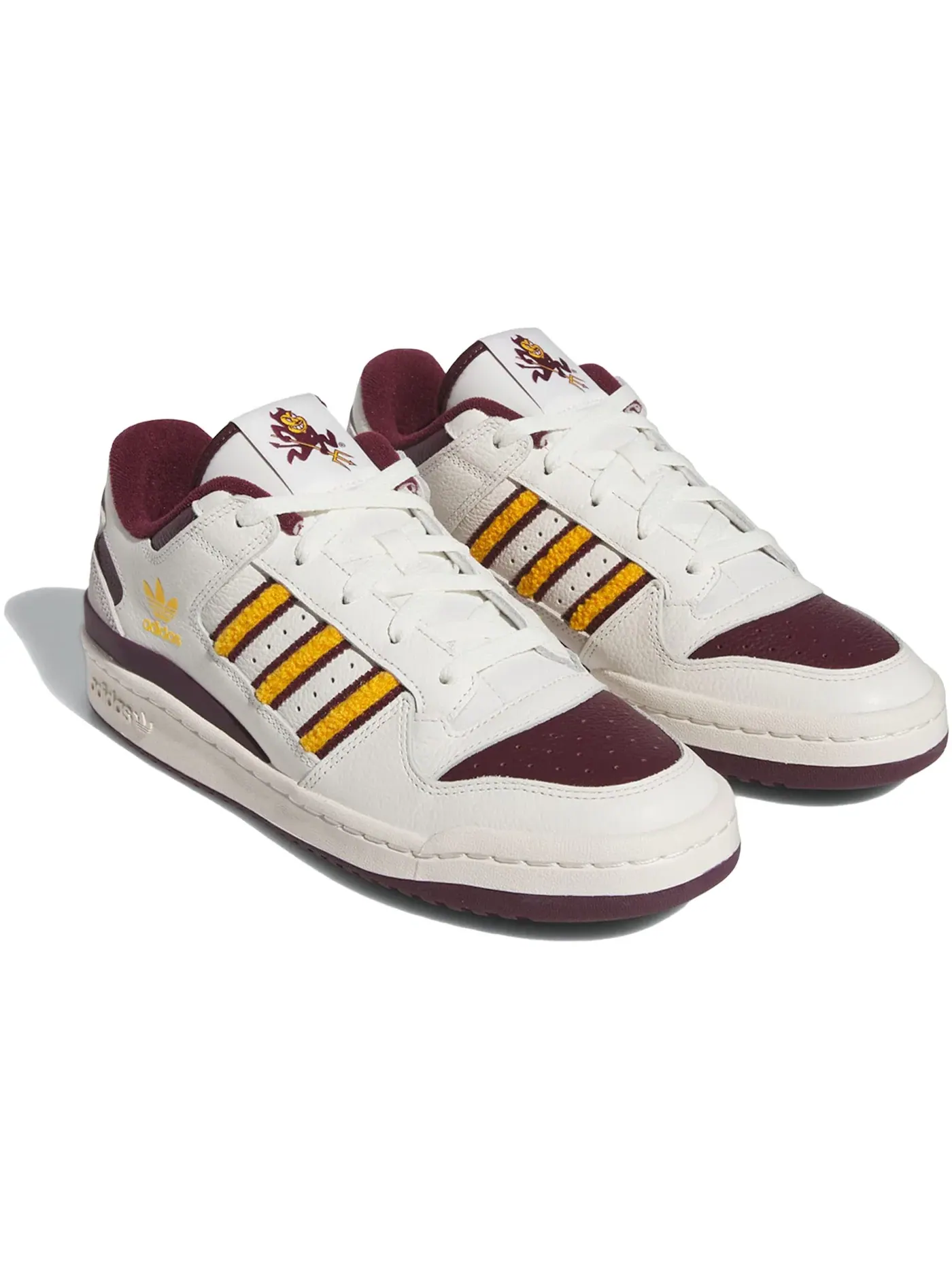 Мужские кроссовки Lifestyle Adidas Forum Low — изображение 2 из 2, белый/золотистый