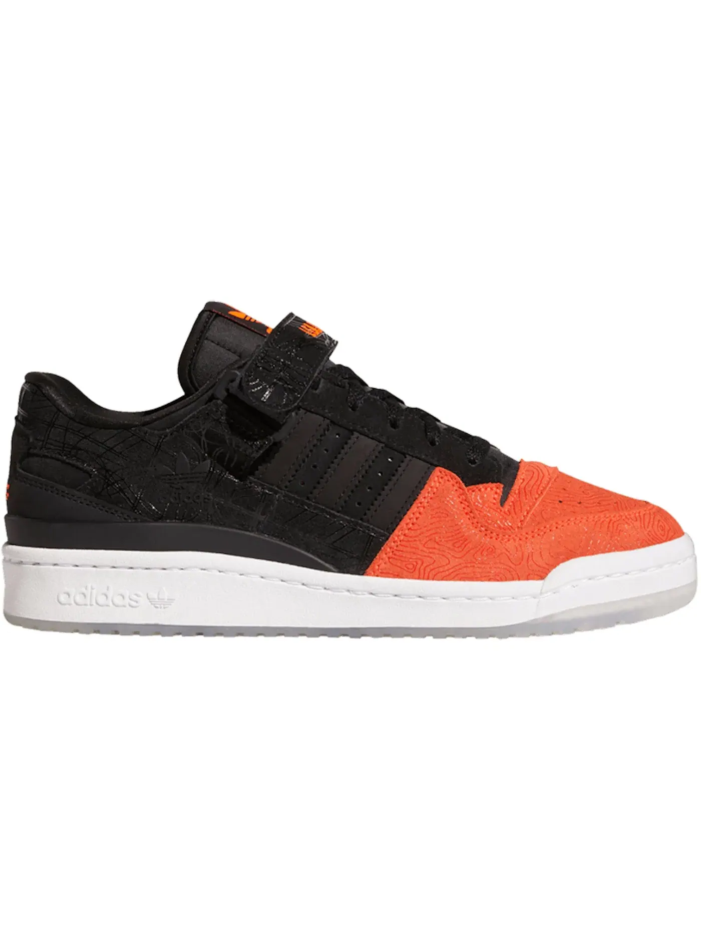 Мужские кроссовки Lifestyle Adidas Forum Low — изображение 1 из 1, черный/черный/красный