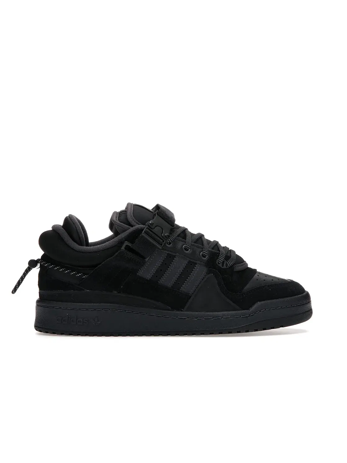 Мужские кроссовки с двойным язычком Adidas Forum Low — изображение 1 из 4, черный