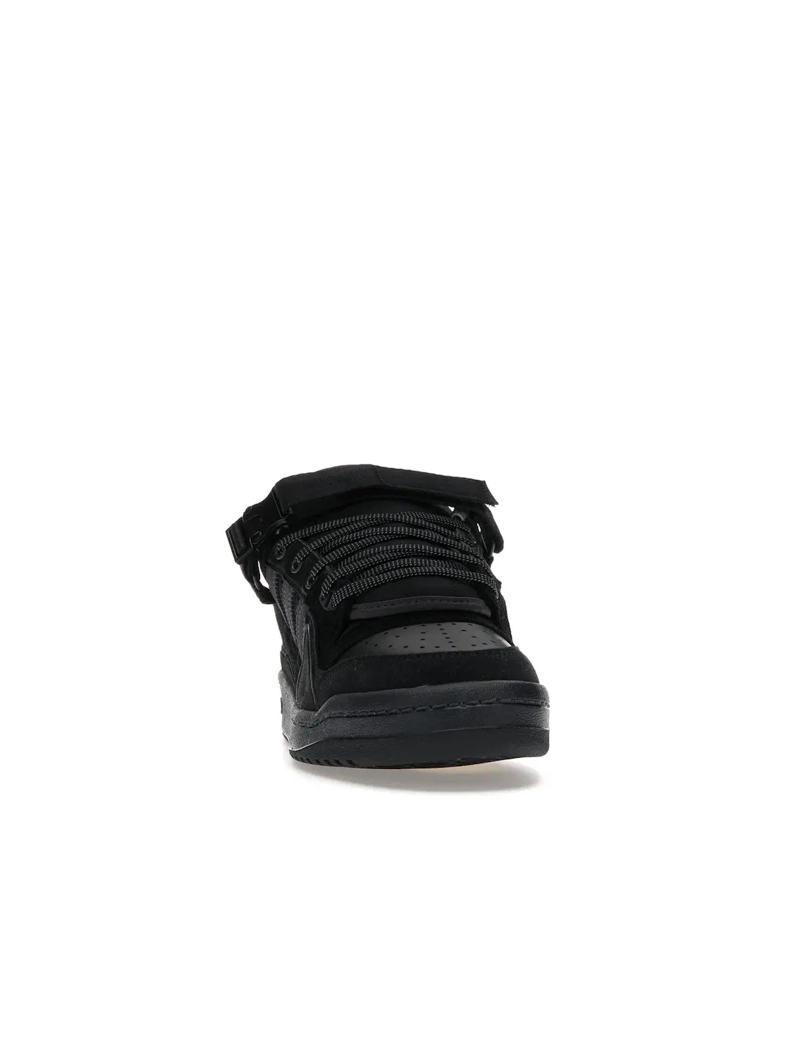 Мужские кроссовки с двойным язычком Adidas Forum Low — изображение 2 из 4, черный