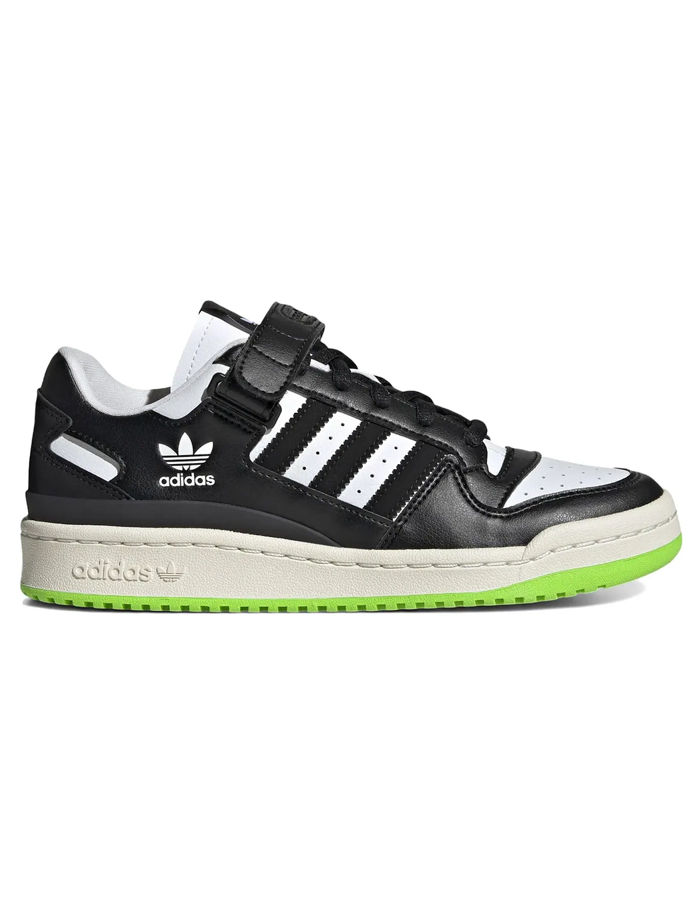 Женские кроссовки Lifestyle Adidas Forum Low — изображение 1 из 1, черный/черный/белый