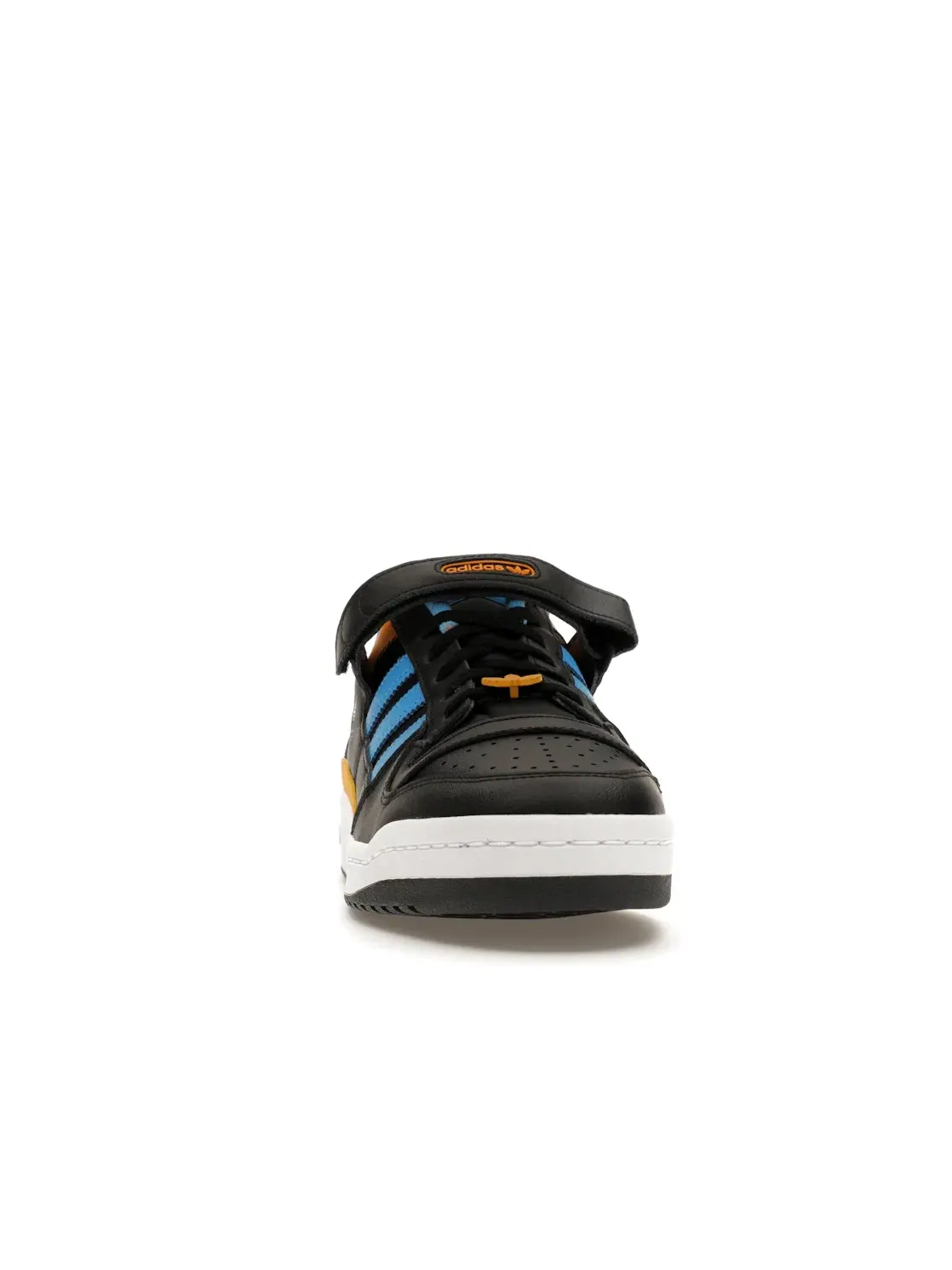 Мужские кроссовки Lifestyle Adidas Forum Low — изображение 2 из 4, черный/синий/золотистый
