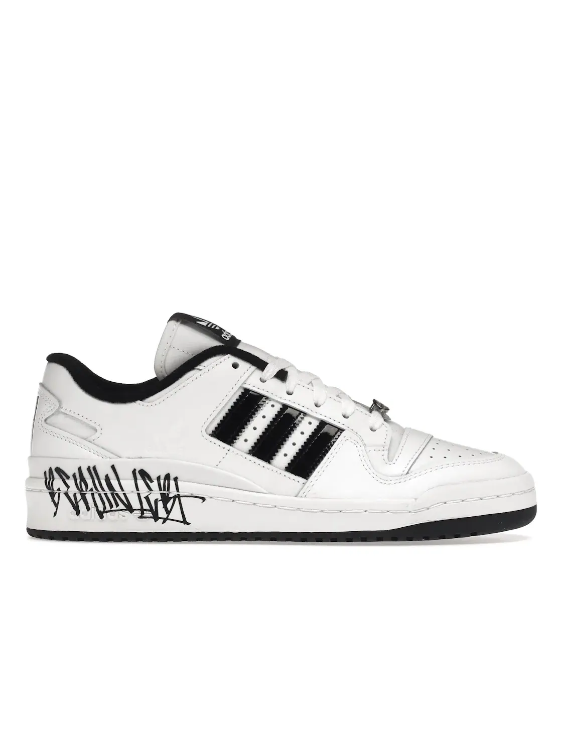 Мужские кроссовки Lifestyle Adidas Forum Low — изображение 1 из 4, белый/черный