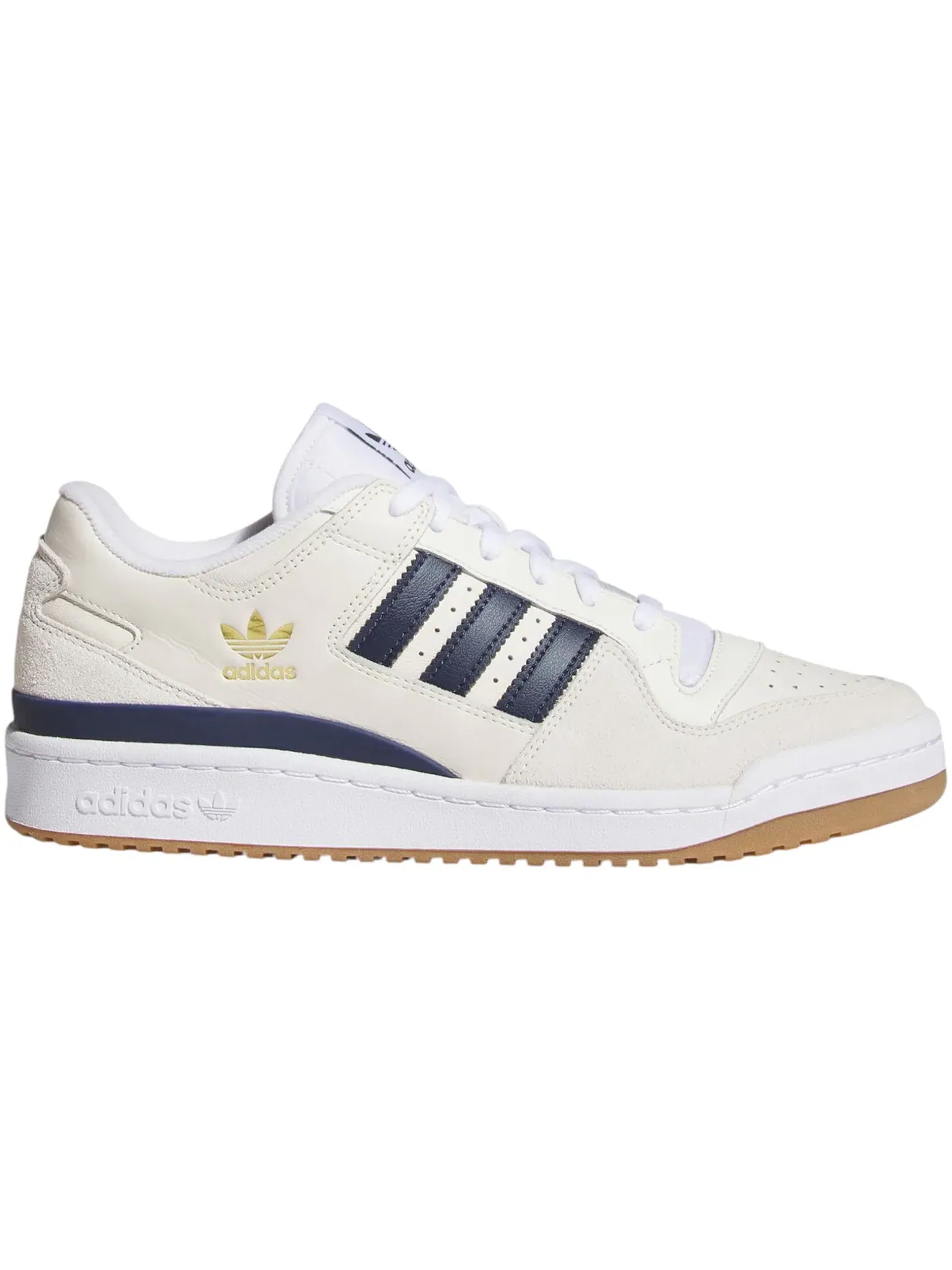 Мужские кроссовки Lifestyle Adidas Forum Low — изображение 1 из 1, белый/темно-синий/белый