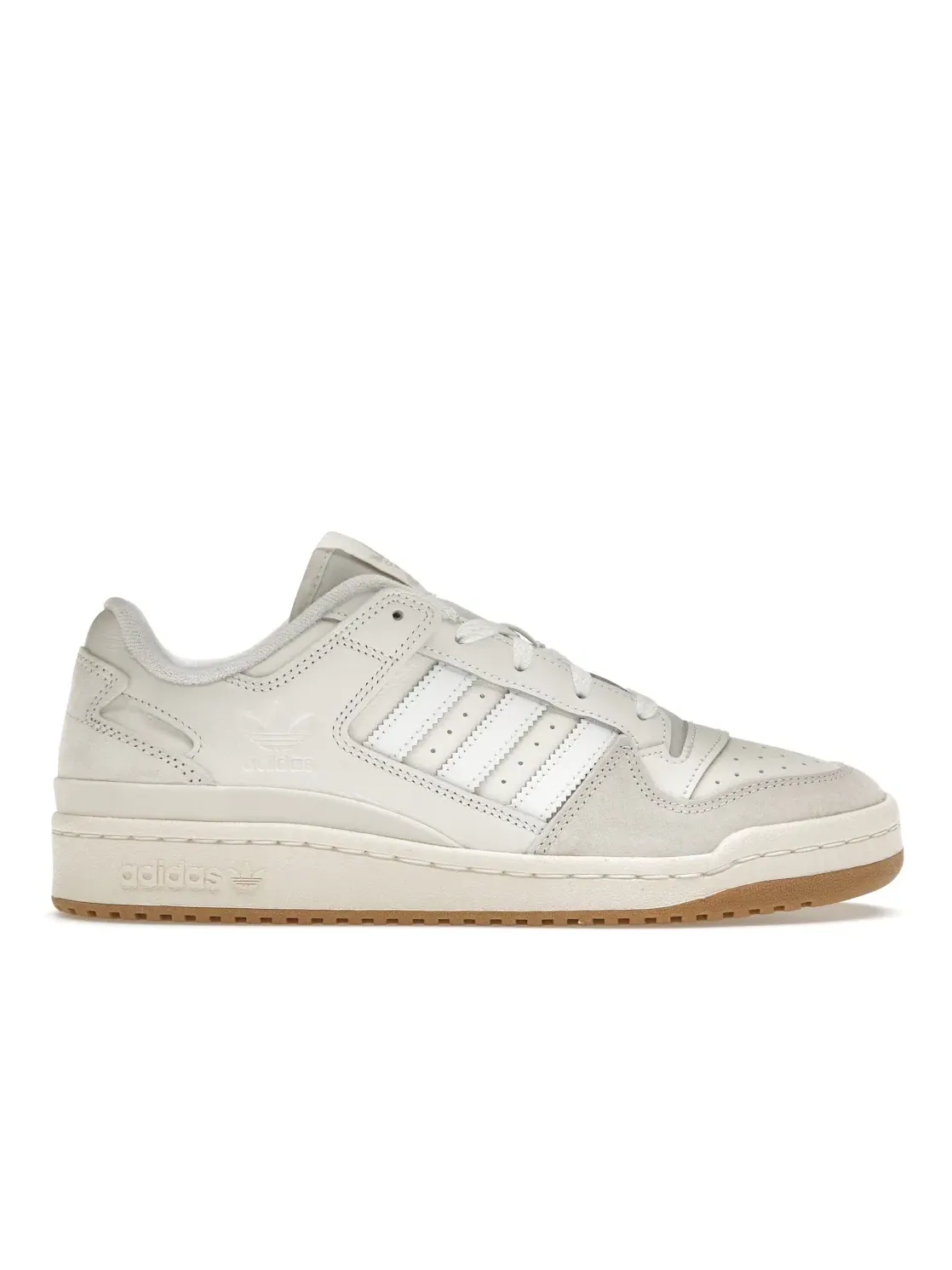 Мужские кроссовки Lifestyle с низким профилем Adidas Forum Low CL — изображение 1 из 4, белый/белый/белый