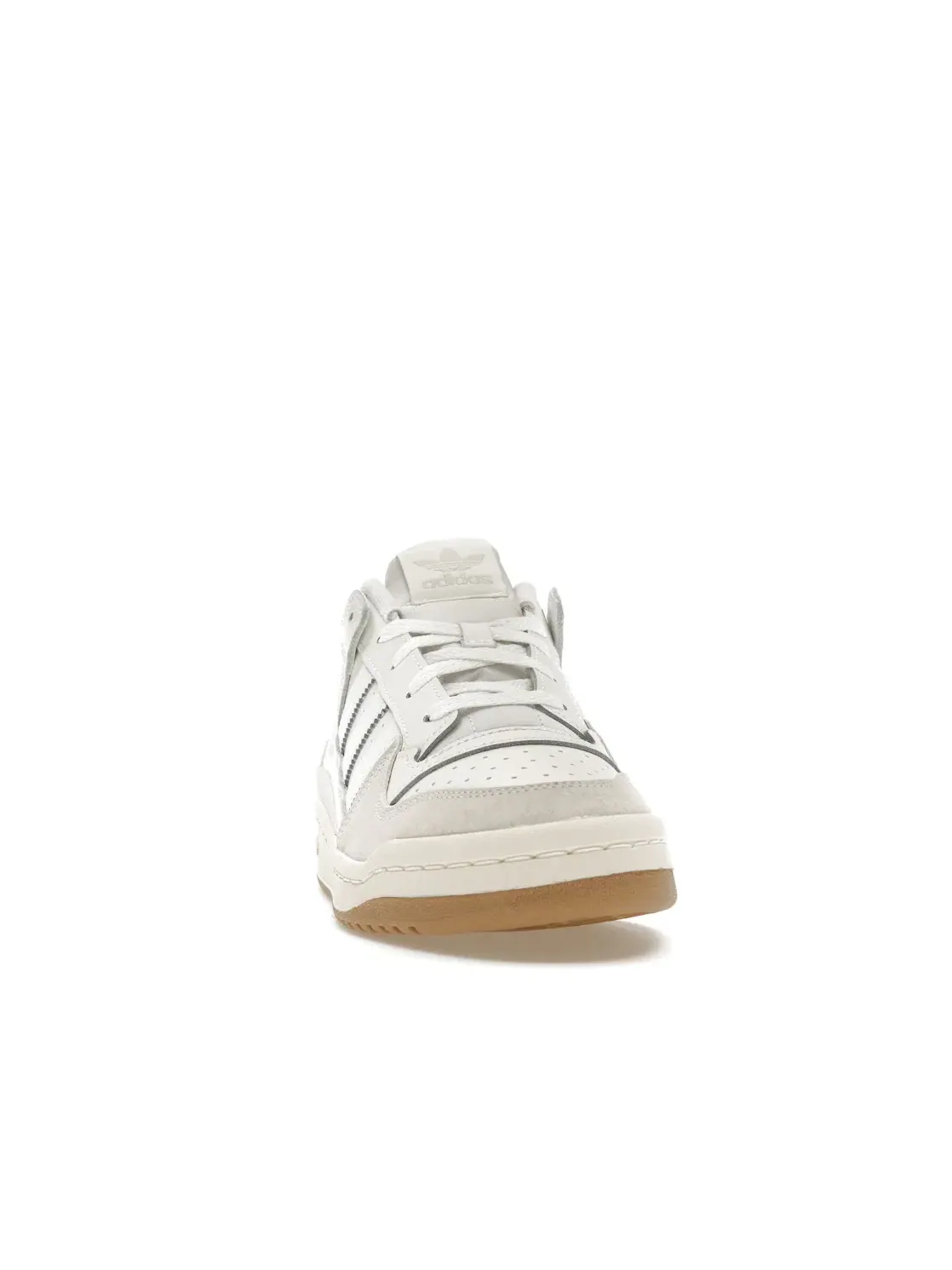 Мужские кроссовки Lifestyle с низким профилем Adidas Forum Low CL — изображение 2 из 4, белый/белый/белый