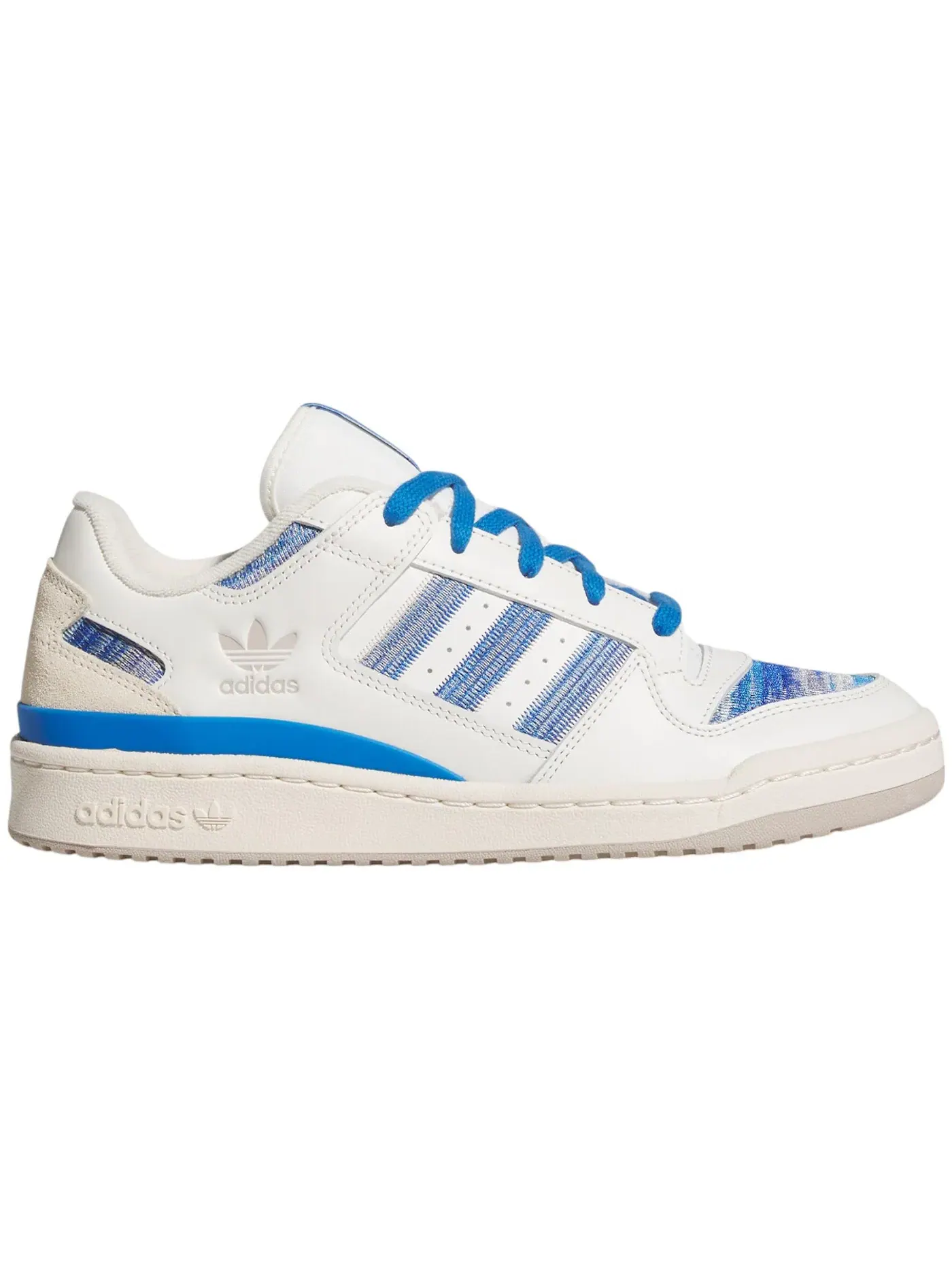 Мужские кроссовки lifestyle с низким верхом Adidas Forum Low CL — изображение 1 из 1, белый/синий/синий