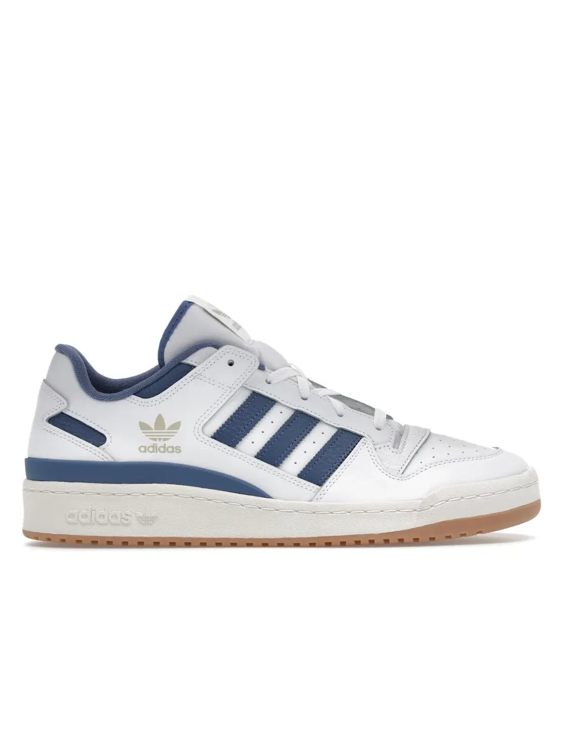 Мужские кроссовки Adidas Forum Low CL — изображение 1 из 4, белый/синий/белый
