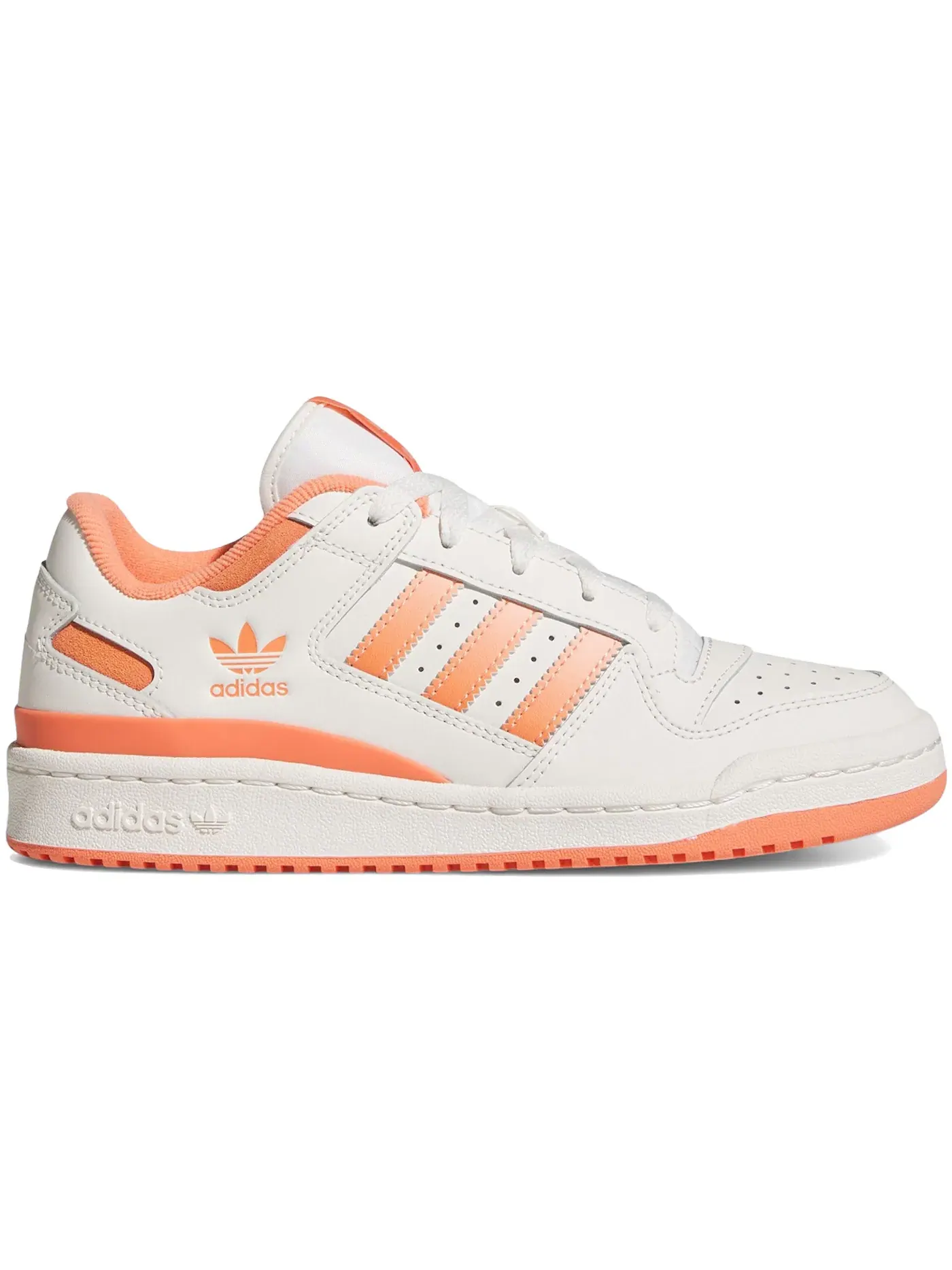 Женские кроссовки Lifestyle с низким верхом Adidas Forum Low CL — изображение 1 из 1, белый/розовый