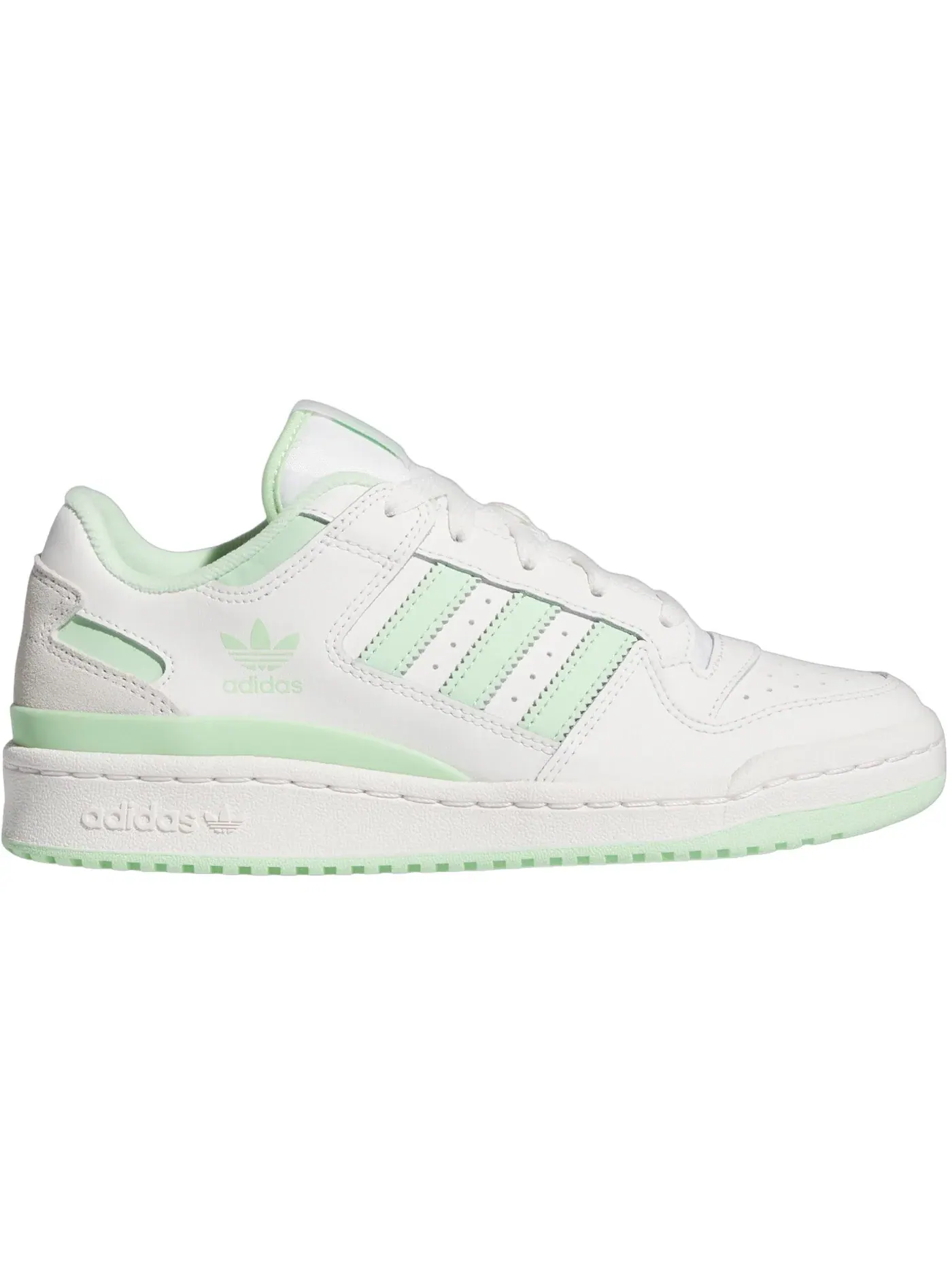 Женские кроссовки с низким верхом Adidas Forum Low CL — изображение 1 из 1, белый зеленый белый
