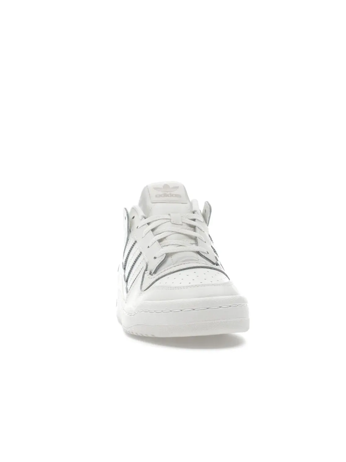 Мужские кроссовки с низким верхом Adidas Forum Low CL — изображение 2 из 4, белый/белый/серый