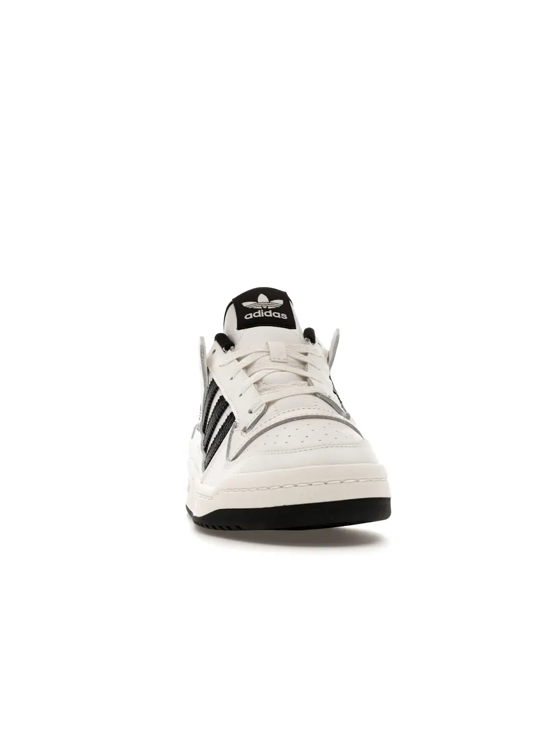 Мужские кроссовки с контрастными вставками Adidas Forum Low CL — изображение 2 из 4, белый/черный/белый