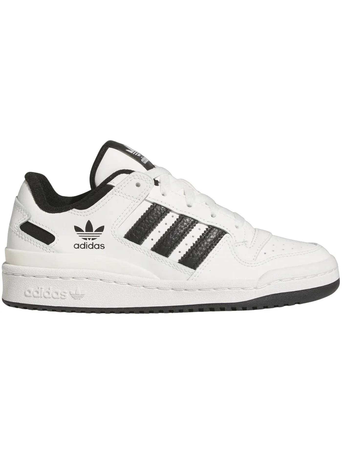 Детские кроссовки Lifestyle Adidas Forum Low CL Core White Core Black — изображение 1 из 1, белый черный белый
