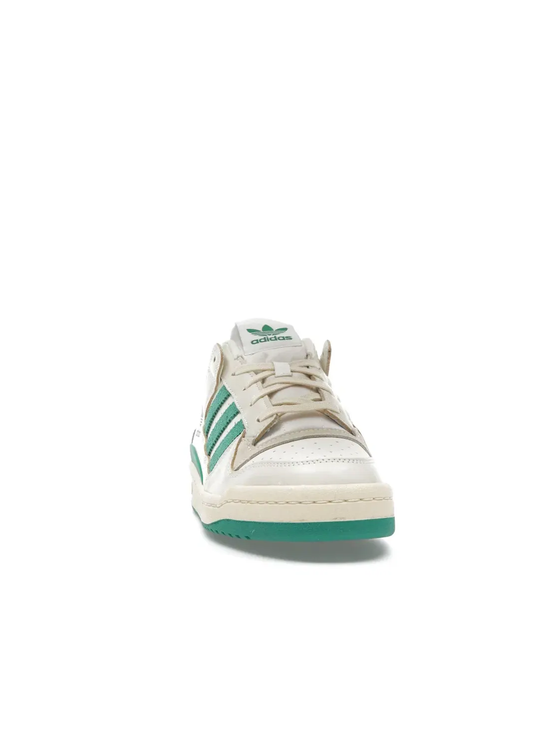 Мужские кроссовки Lifestyle Adidas Forum Low CL — изображение 2 из 4, кремовый белый/зеленый
