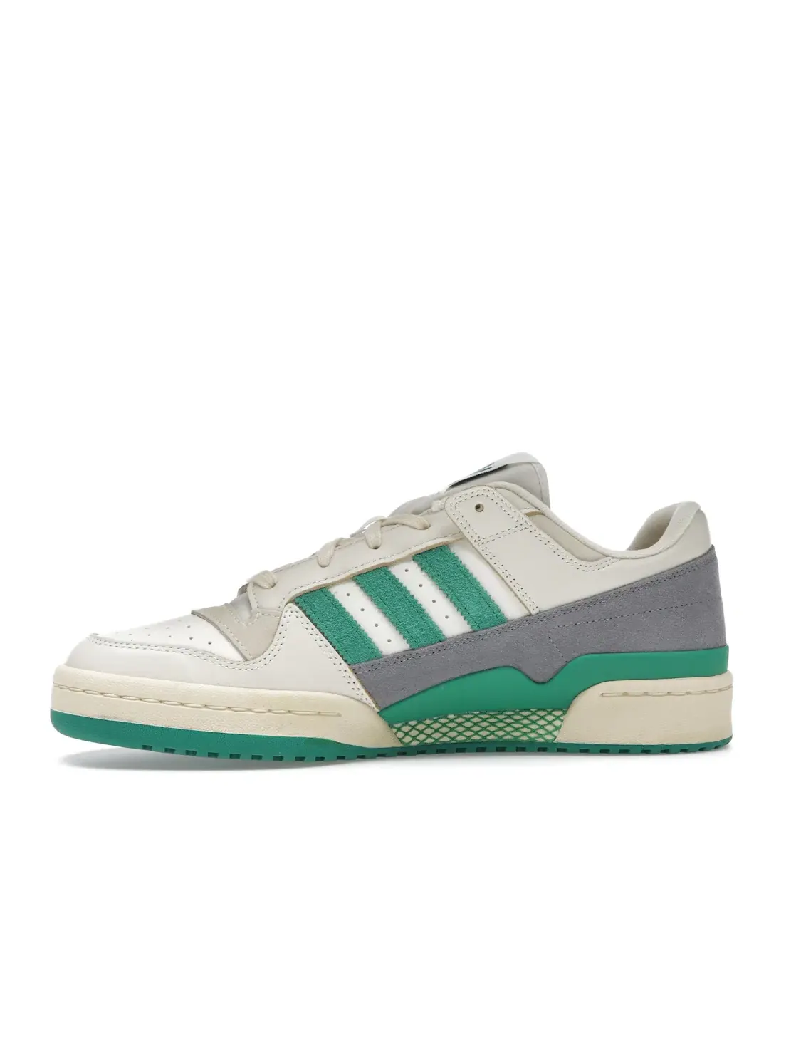 Мужские кроссовки Lifestyle Adidas Forum Low CL — изображение 3 из 4, кремовый белый/зеленый