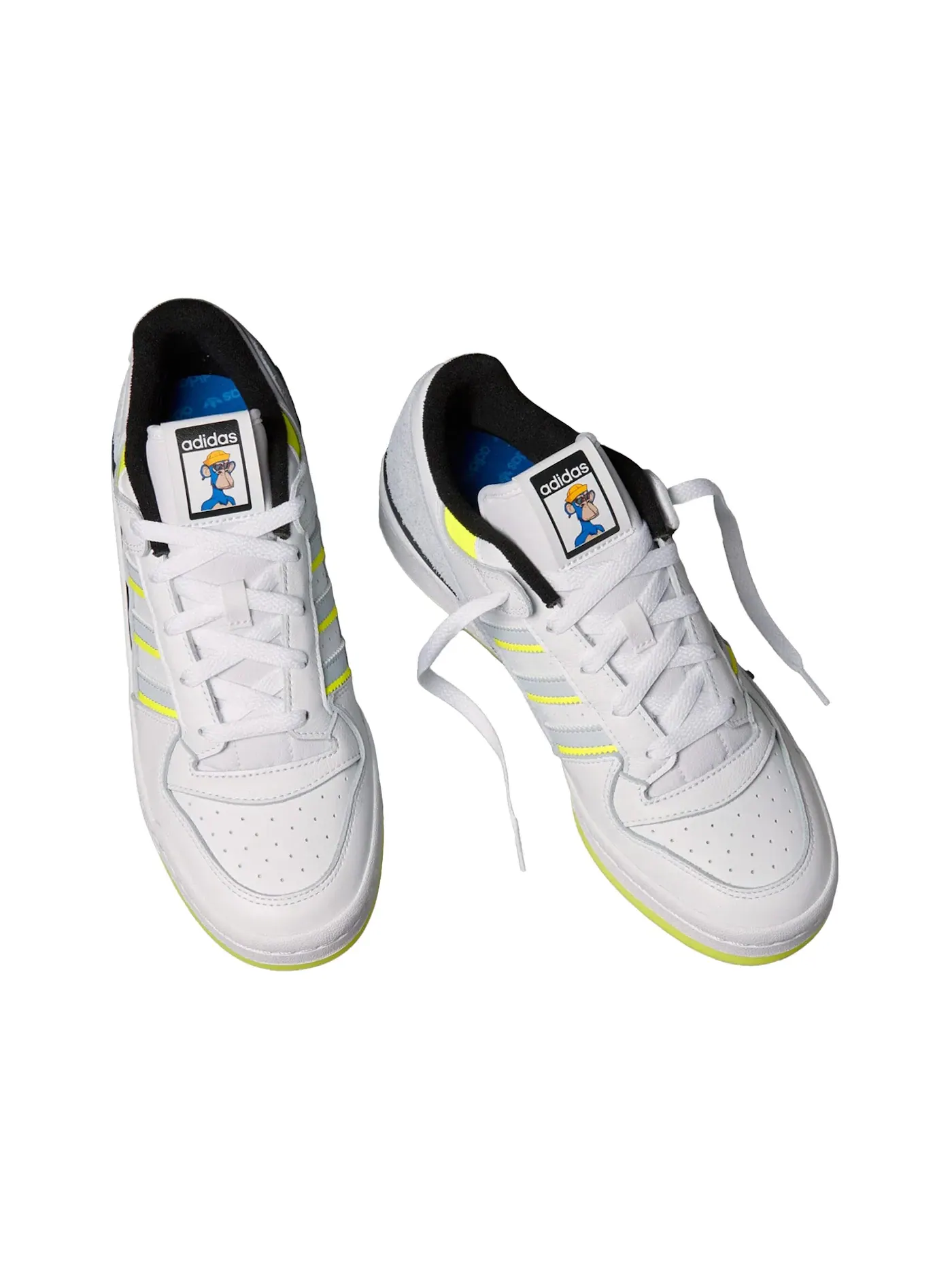 Мужские кроссовки Lifestyle Adidas Forum Low CL — изображение 2 из 2, белый/синий/желтый