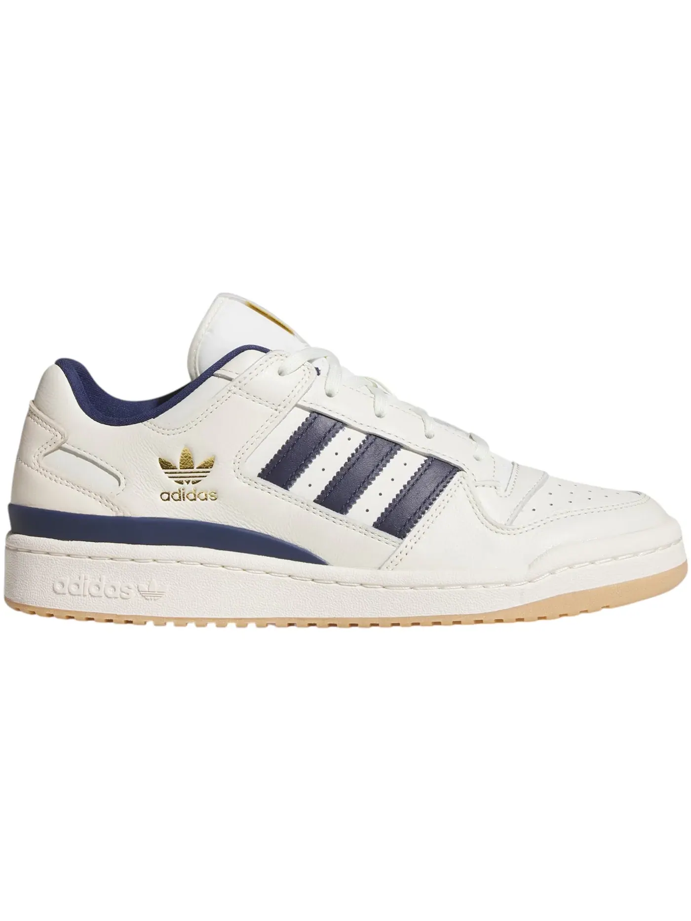 Мужские кроссовки Lifestyle Adidas Forum Low CL — изображение 1 из 1, белый/темный синий