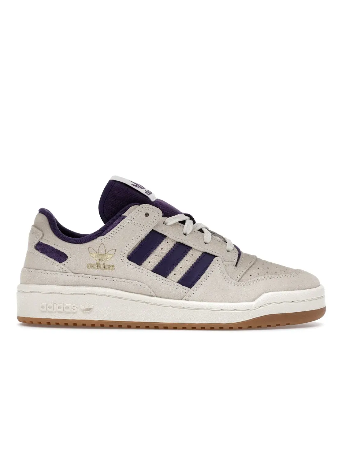 Мужские кроссовки Lifestyle Adidas Forum Low CL — изображение 1 из 4, белый фиолетовый