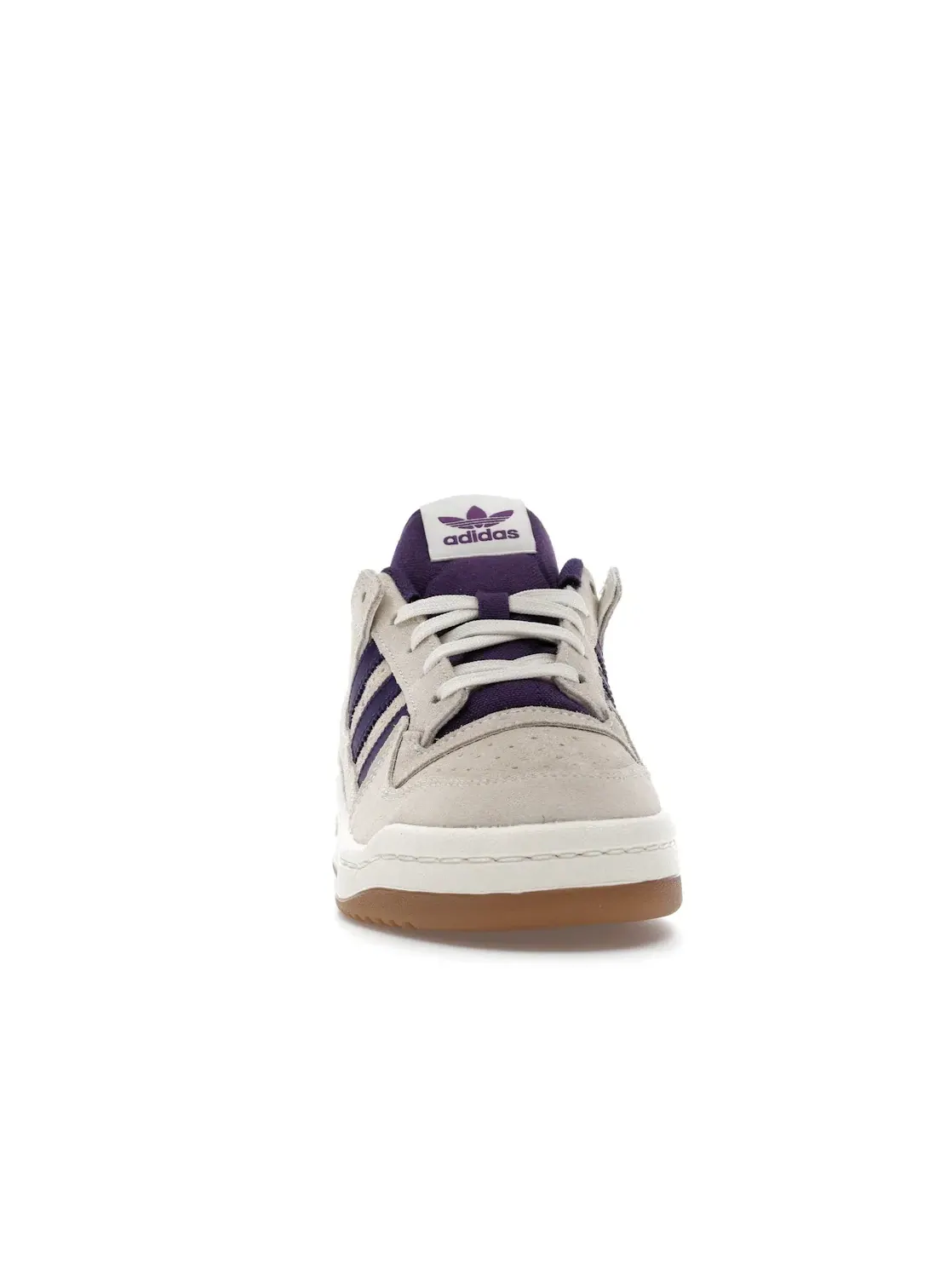 Мужские кроссовки Lifestyle Adidas Forum Low CL — изображение 2 из 4, белый фиолетовый