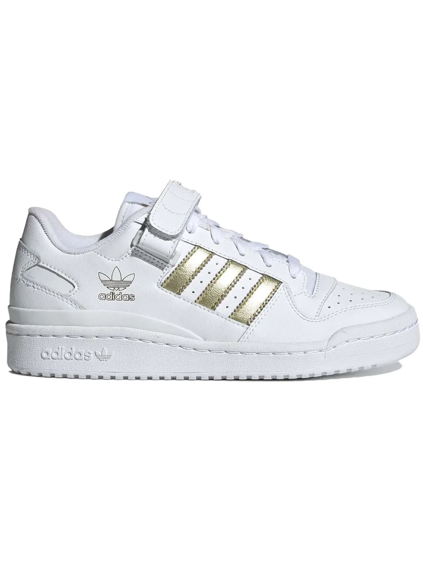 Женские кроссовки Lifestyle Adidas Forum Low — изображение 1 из 1, белый/черный/черный