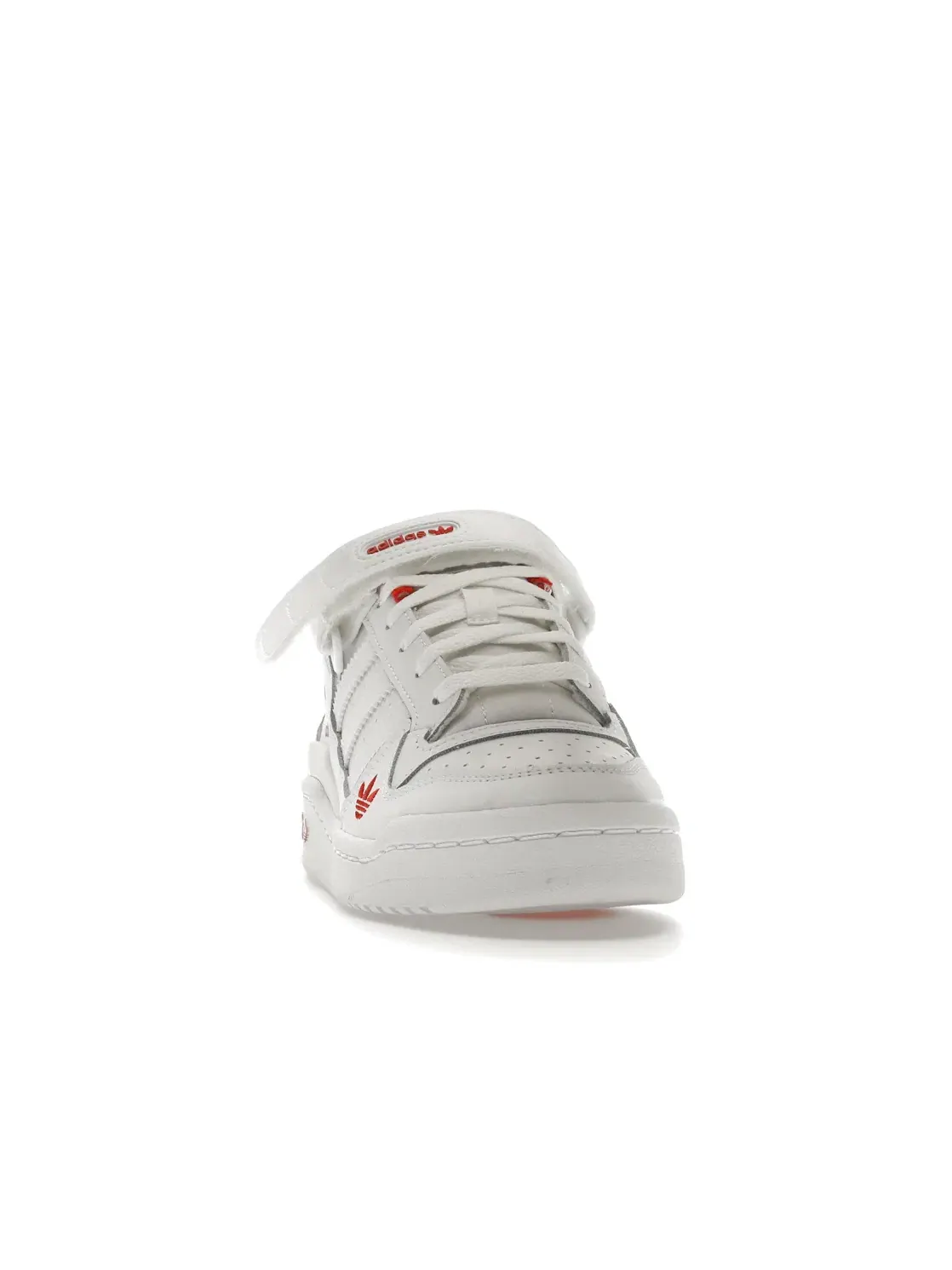 Мужские кроссовки с низким верхом Adidas Forum Low — изображение 2 из 4, белый/красный/белый