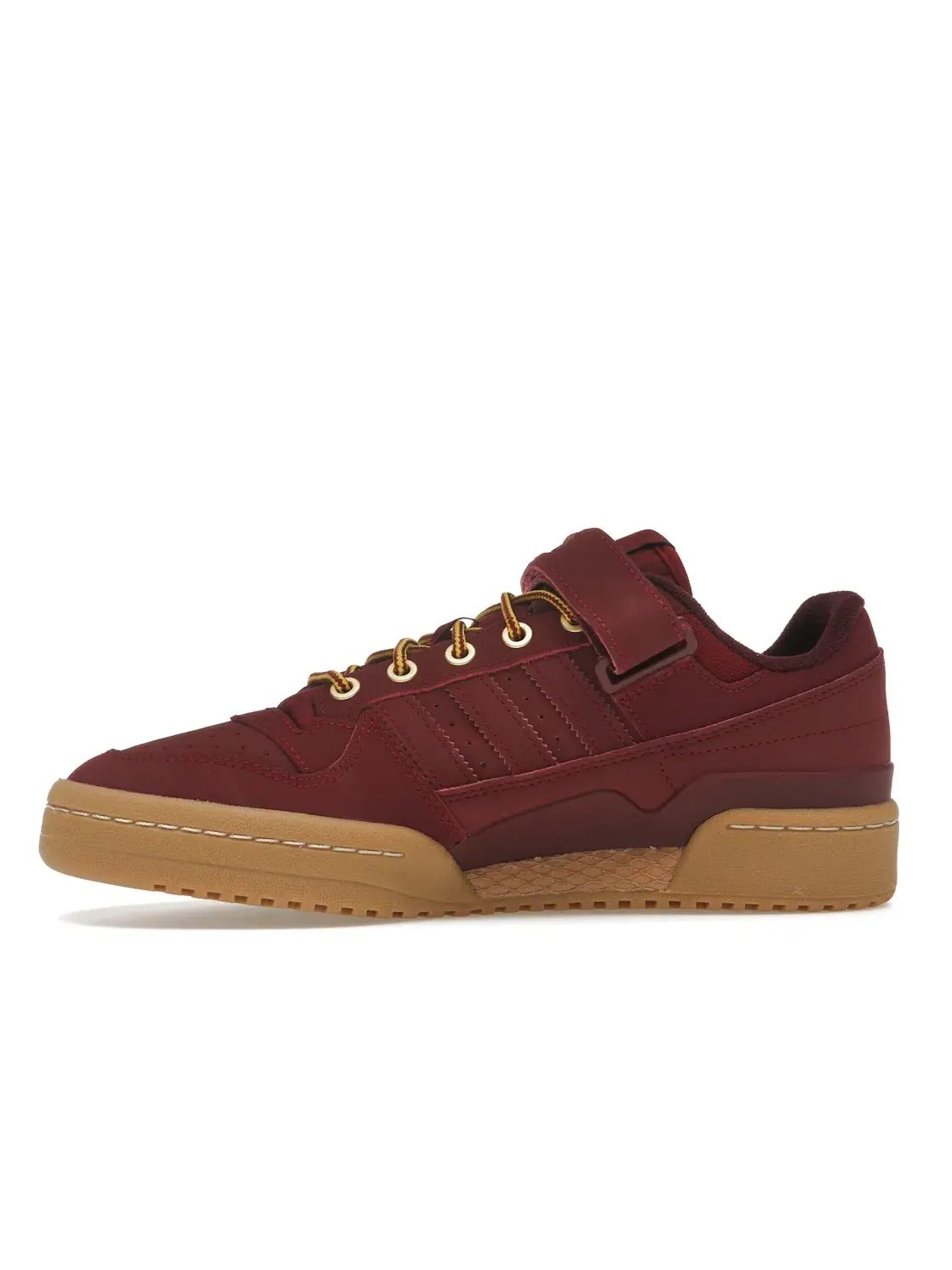 Мужские кроссовки с низким силуэтом Adidas Forum Low — изображение 3 из 4, бордовый
