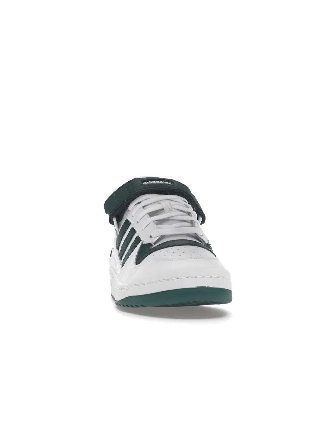 Мужские кроссовки с замшевым верхом Adidas Forum Low — изображение 2 из 4, белый/зеленый-белый