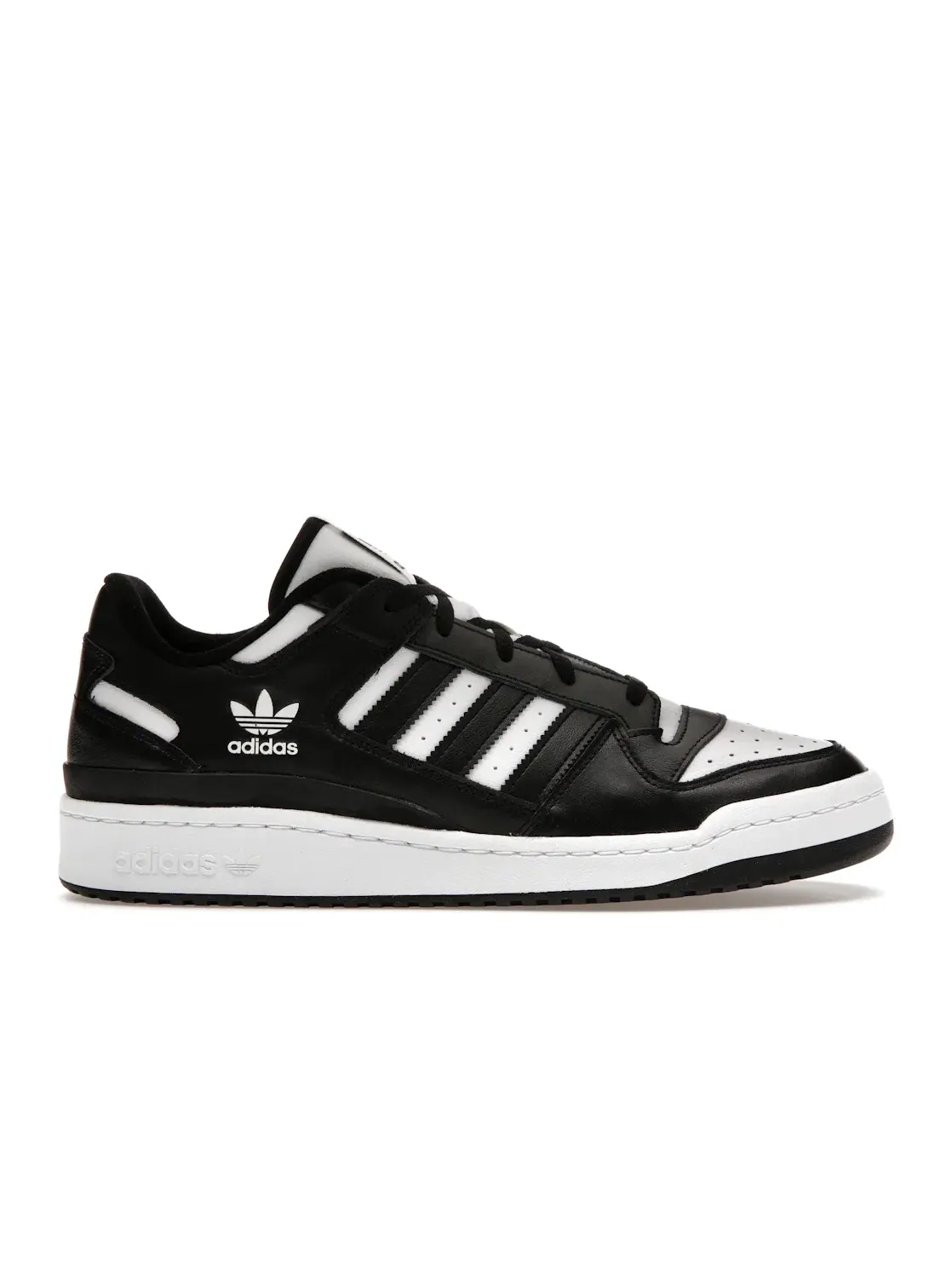 Мужские кроссовки Lifestyle Adidas Forum Low — изображение 1 из 4, черный/белый/черный