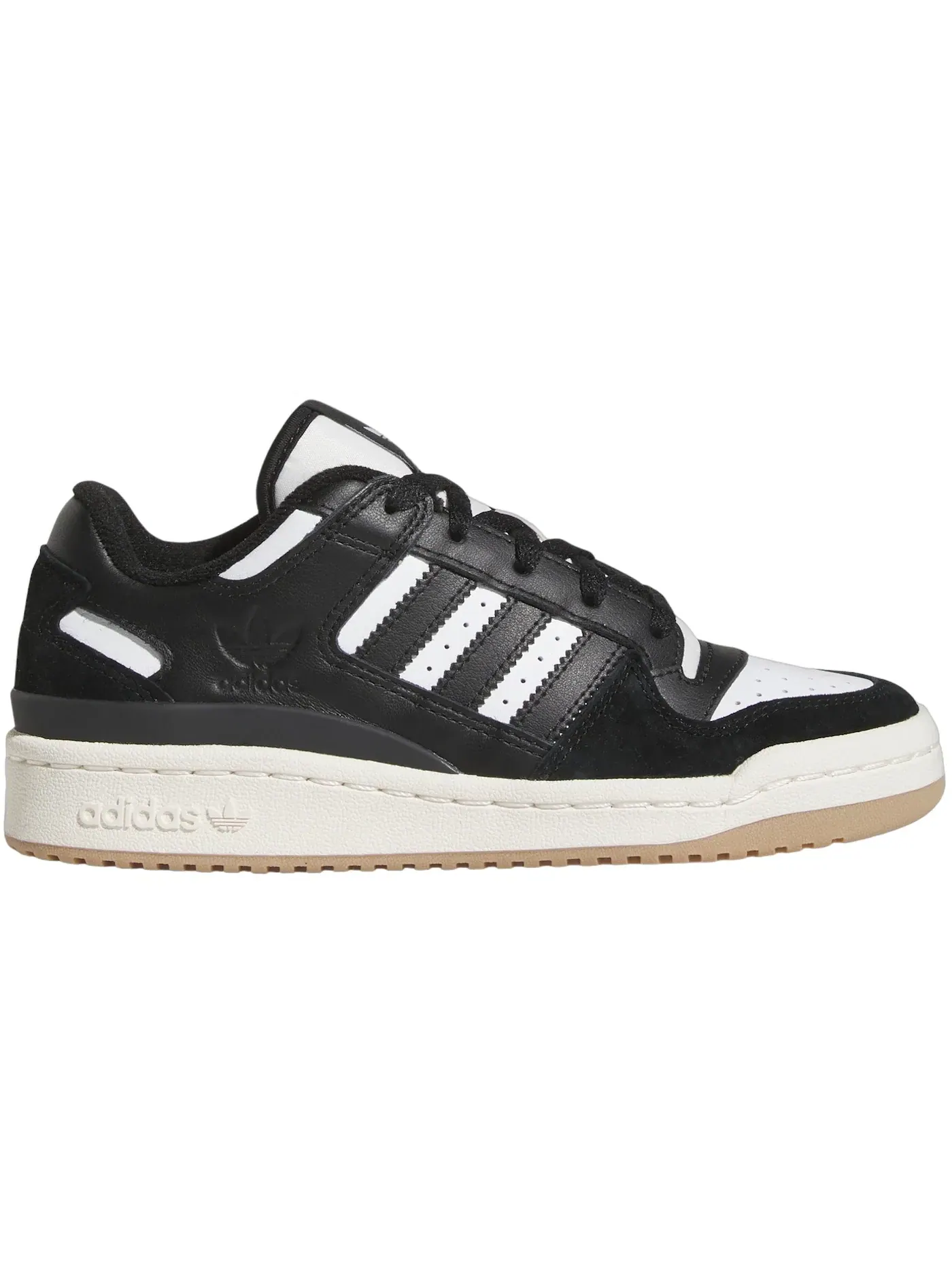 Детские кроссовки Lifestyle Adidas Forum Low Black Cloud White Cream White — изображение 1 из 1