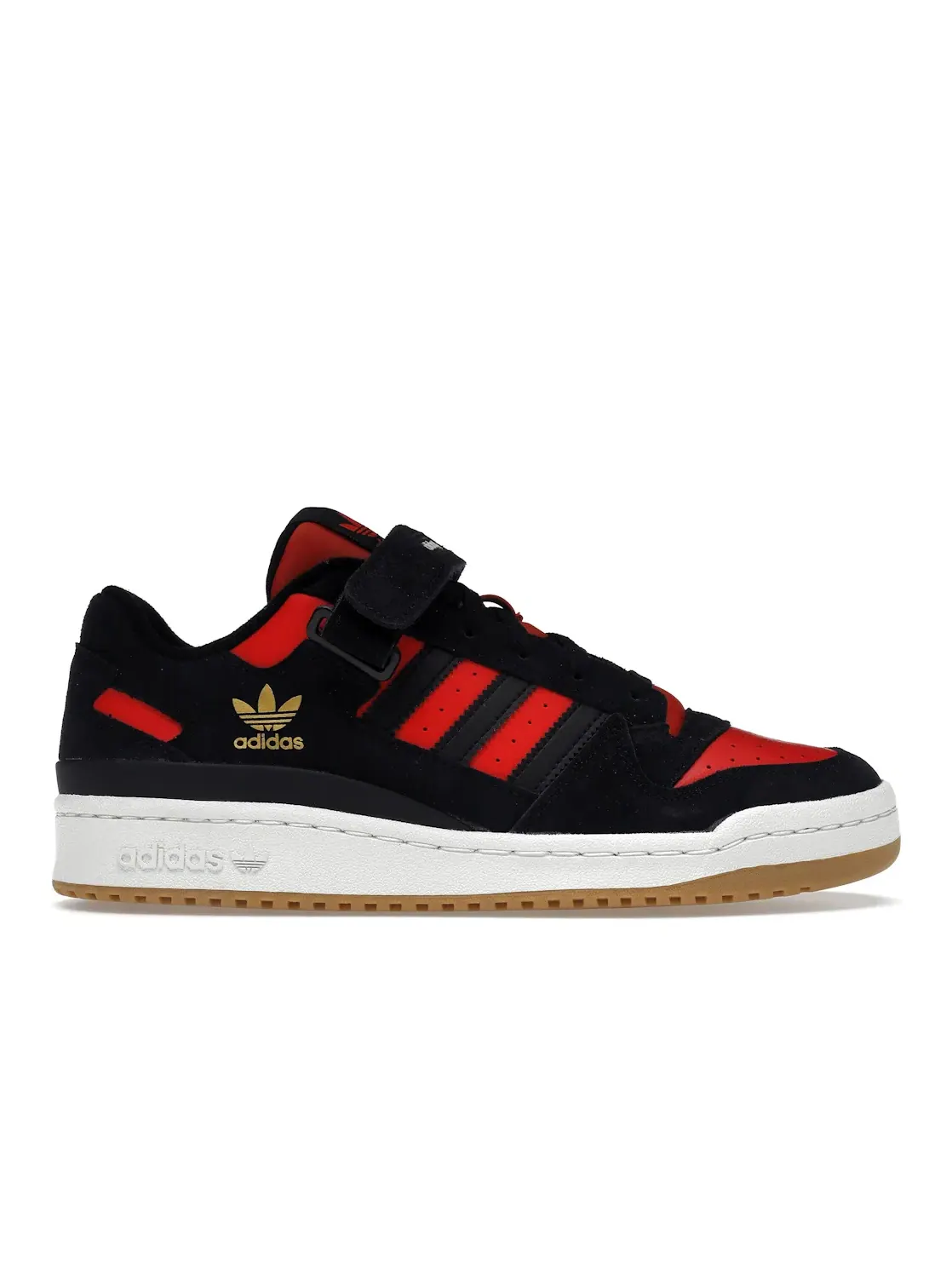Мужские кроссовки Lifestyle с низким верхом Adidas Forum Low — изображение 1 из 4, черный черный красный