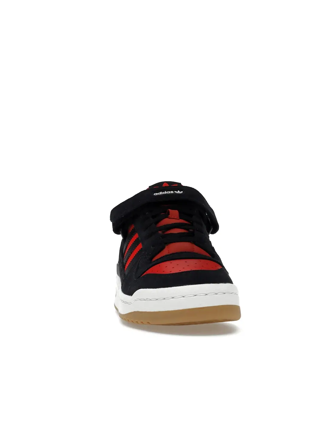 Мужские кроссовки Lifestyle с низким верхом Adidas Forum Low — изображение 2 из 4, черный черный красный