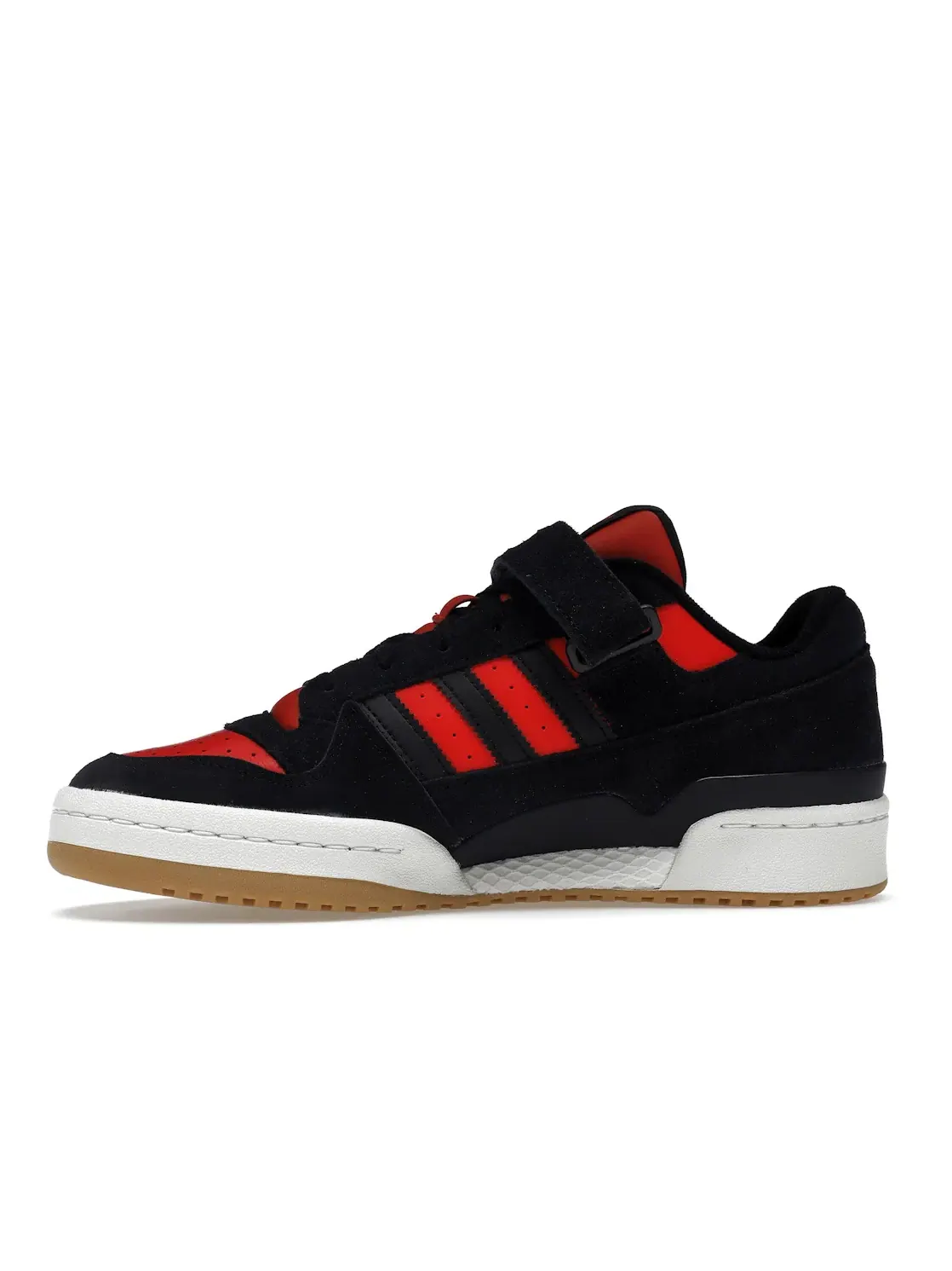 Мужские кроссовки Lifestyle с низким верхом Adidas Forum Low — изображение 3 из 4, черный черный красный