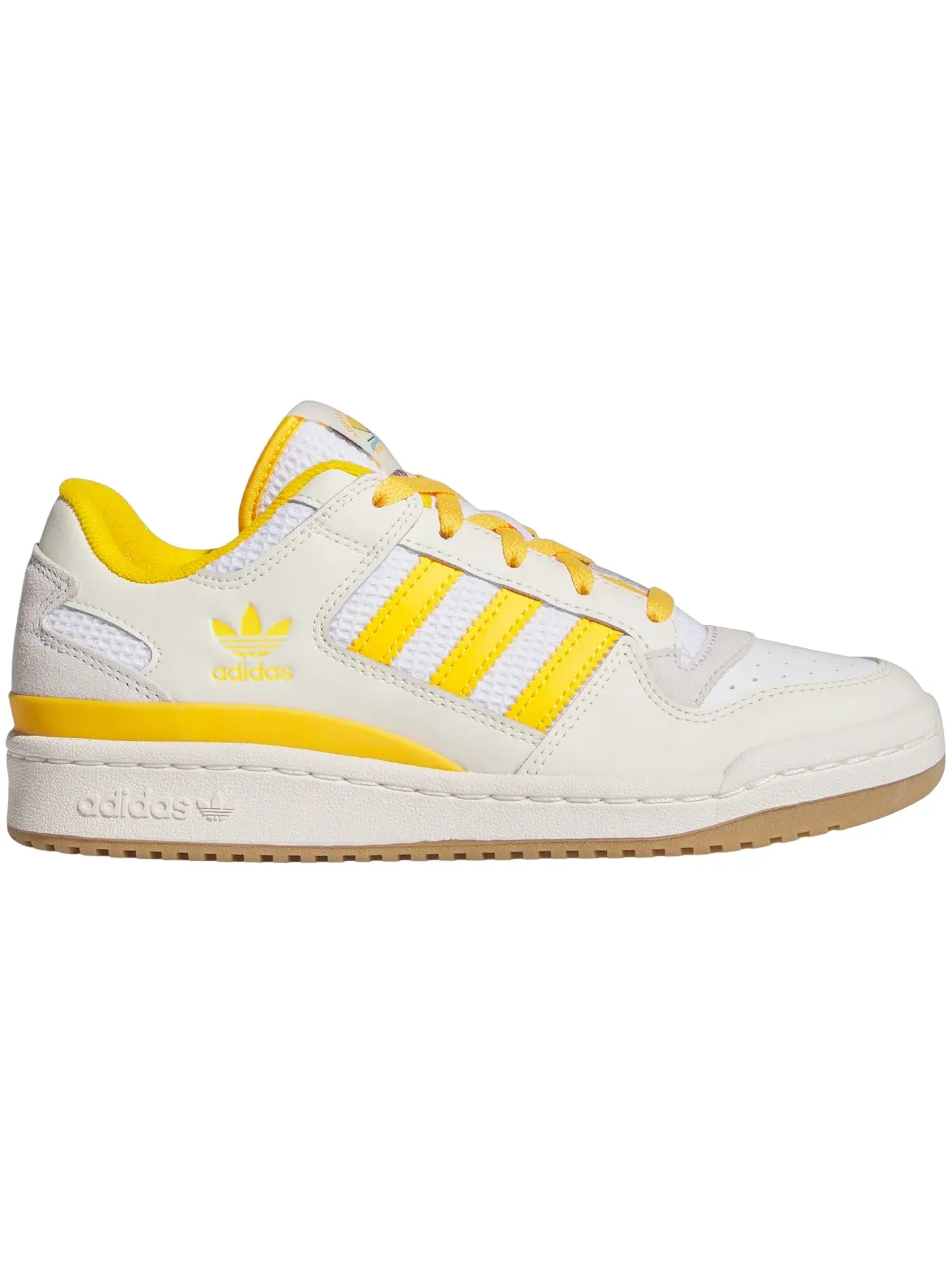 Женские кроссовки с низким верхом Adidas Forum Low Cream White Crew Yellow Cloud White — изображение 1 из 1