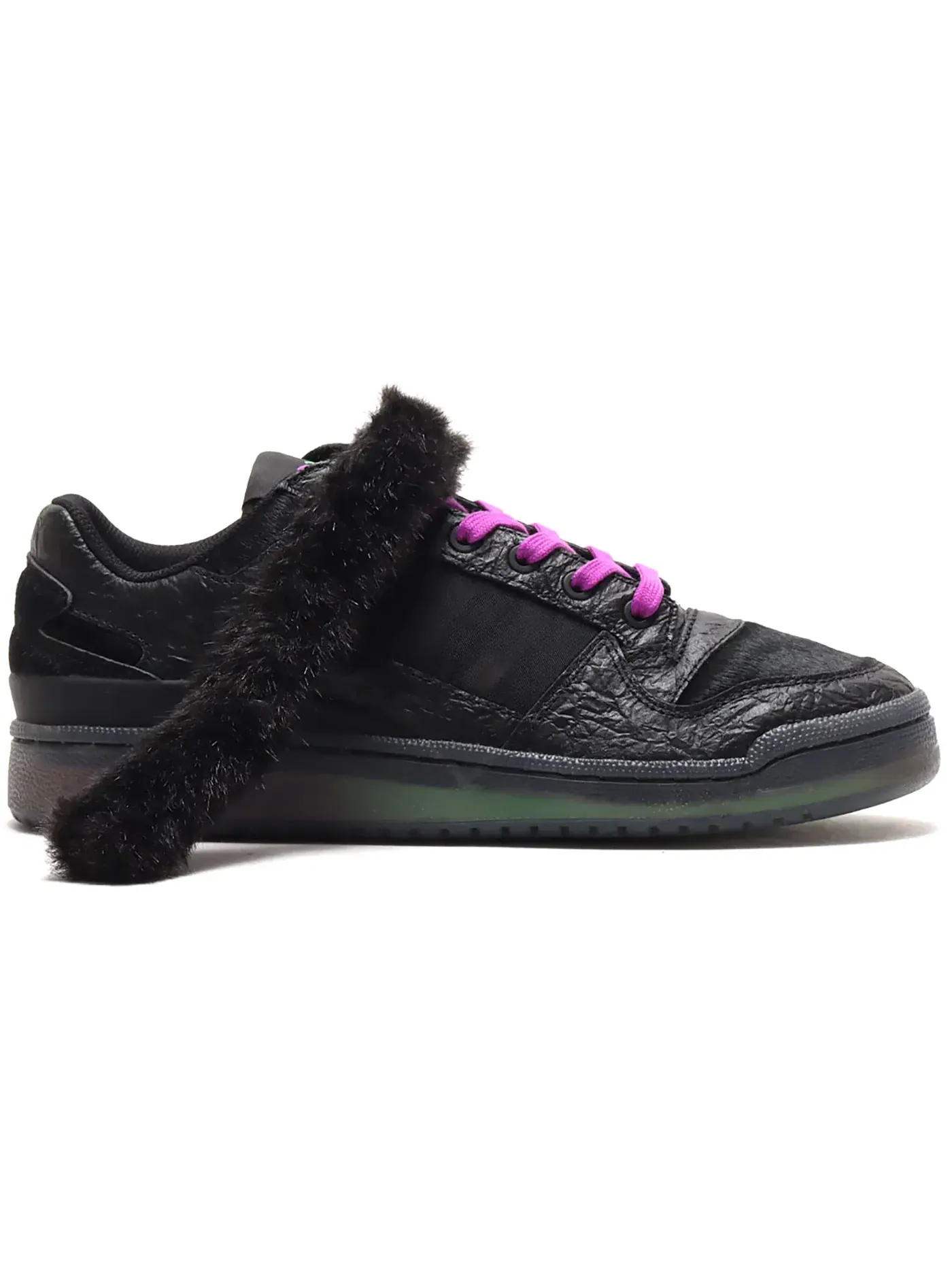 Мужские кроссовки Lifestyle Adidas Forum Low — изображение 1 из 1, черный/фиолетовый