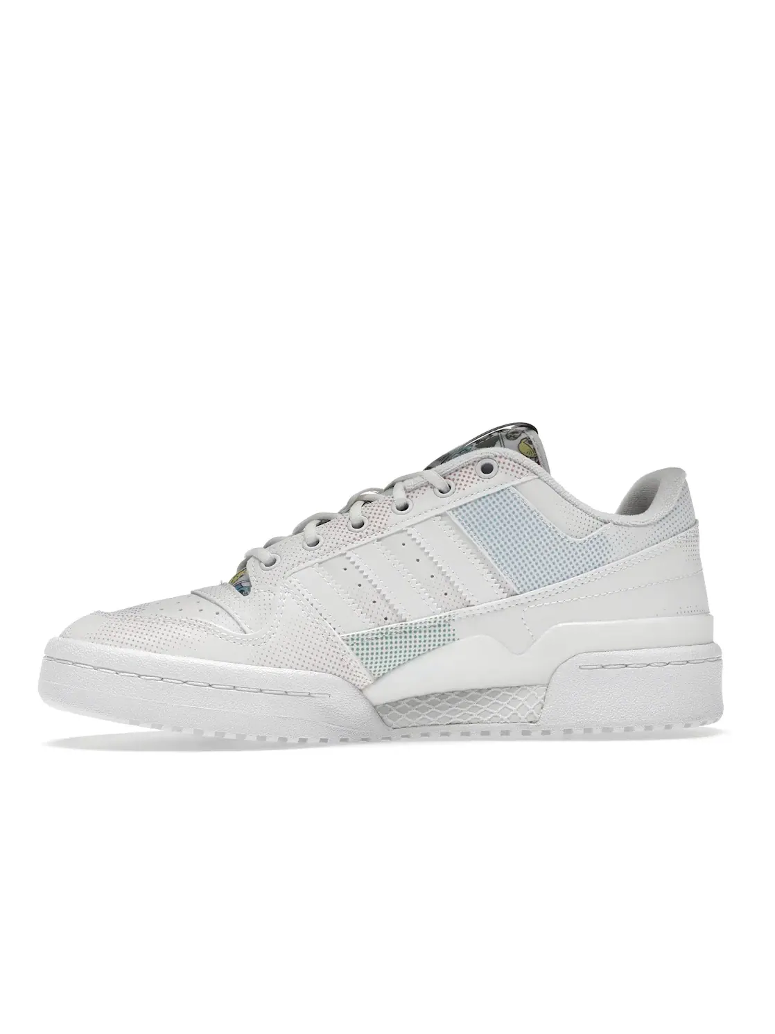 Мужские кроссовки Lifestyle с принтом Adidas Forum Low Disney Pixar — изображение 3 из 4, белый/белый/черный