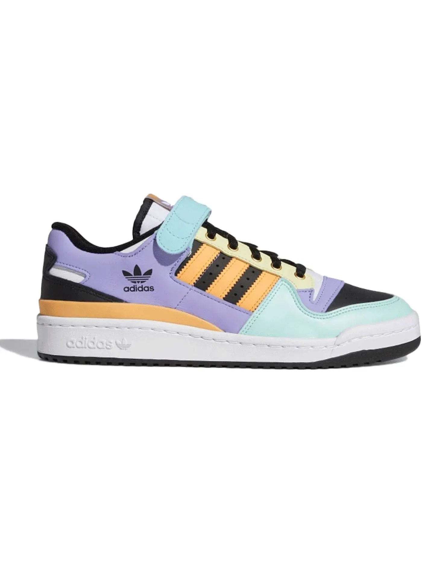 Мужские кроссовки Lifestyle с замшевыми вставками Adidas Forum Low — изображение 1 из 1, белый/оранжевый-черный