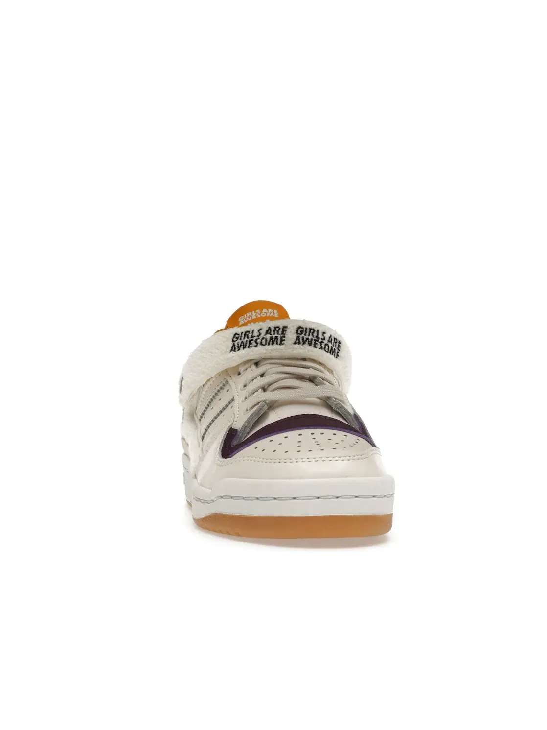 Женские кроссовки Lifestyle Adidas Forum Low — изображение 2 из 4, белый/черный/фиолетовый
