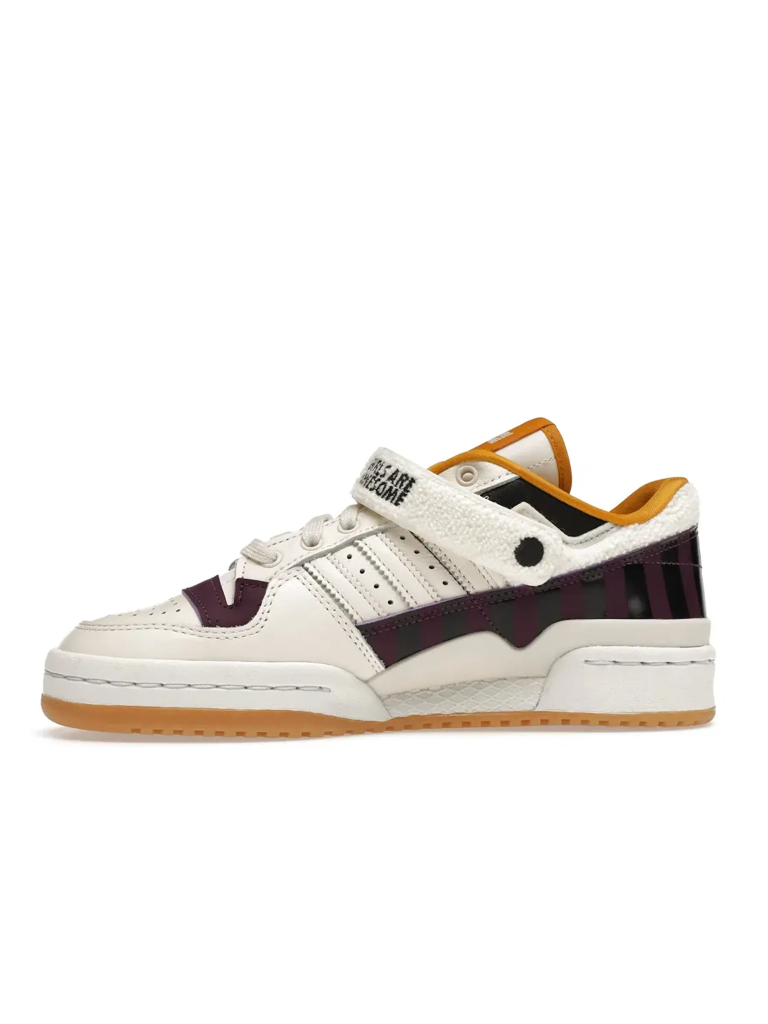 Женские кроссовки Lifestyle Adidas Forum Low — изображение 3 из 4, белый/черный/фиолетовый