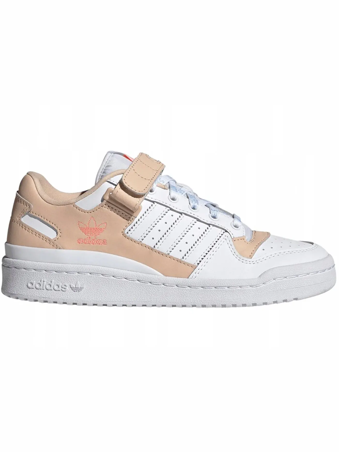 Женские кроссовки Lifestyle Adidas Forum Low — изображение 1 из 1, белый/красный