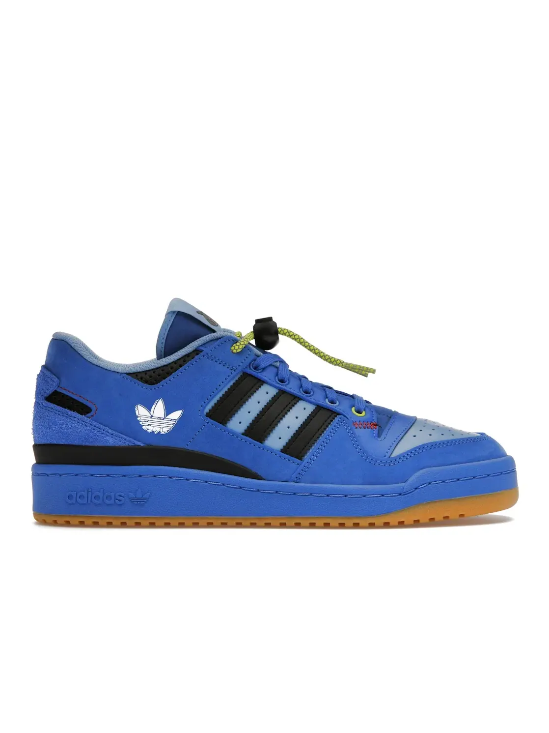 Мужские кроссовки с принтом Adidas Forum Low Hebru Brantley Rocket — изображение 1 из 4, черный/оливковый/белый