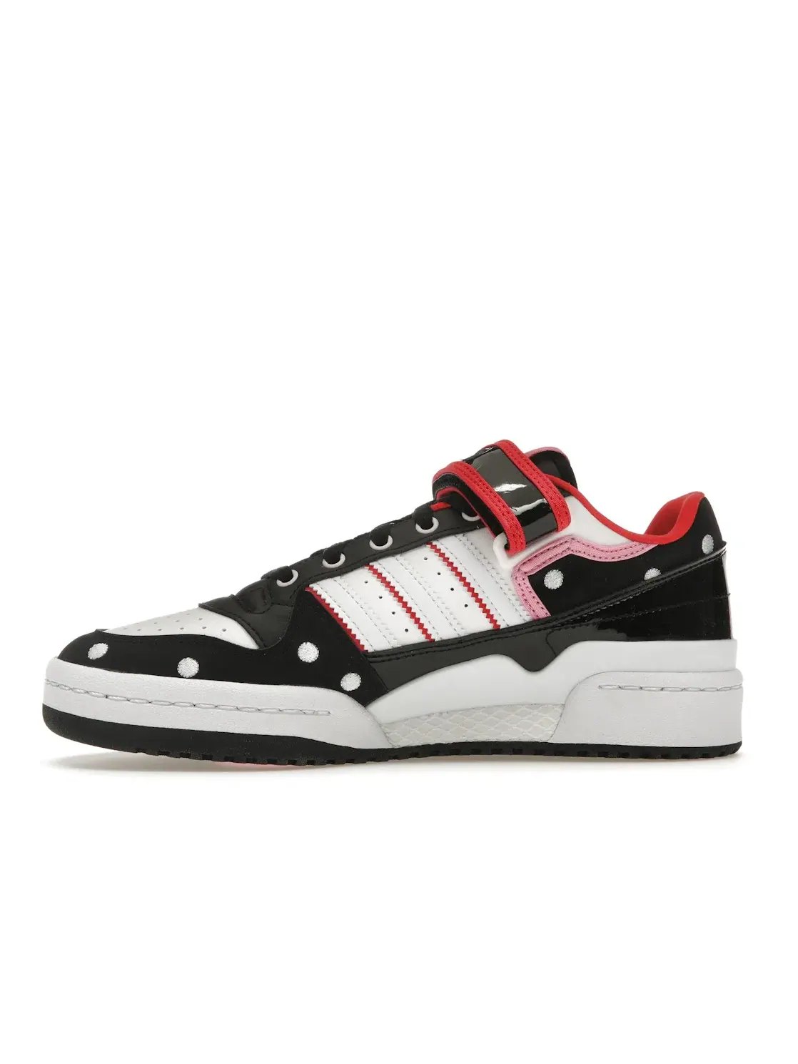 Женские кроссовки Lifestyle Adidas Forum Low — изображение 3 из 4, черный/белый/розовый