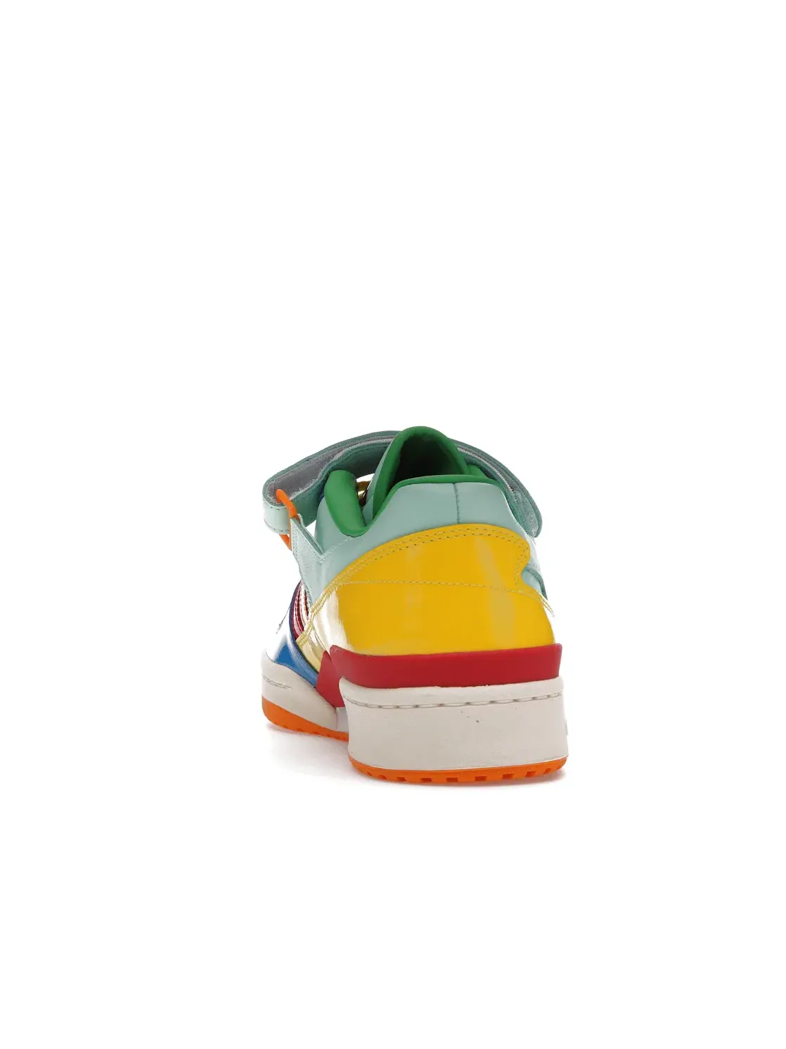 Мужские кроссовки Lifestyle с принтом Kerwin Frost Benchmates Adidas Forum Low — изображение 4 из 4, голубой/синий/желтый