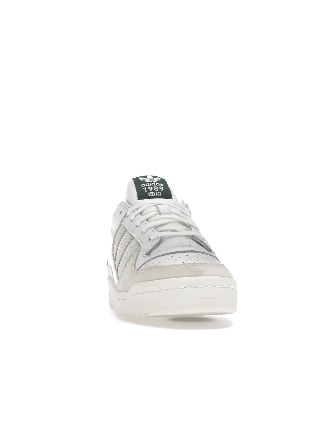 Мужские кроссовки Lifestyle Adidas Forum Low Kith — изображение 2 из 4, белый/белый/зеленый