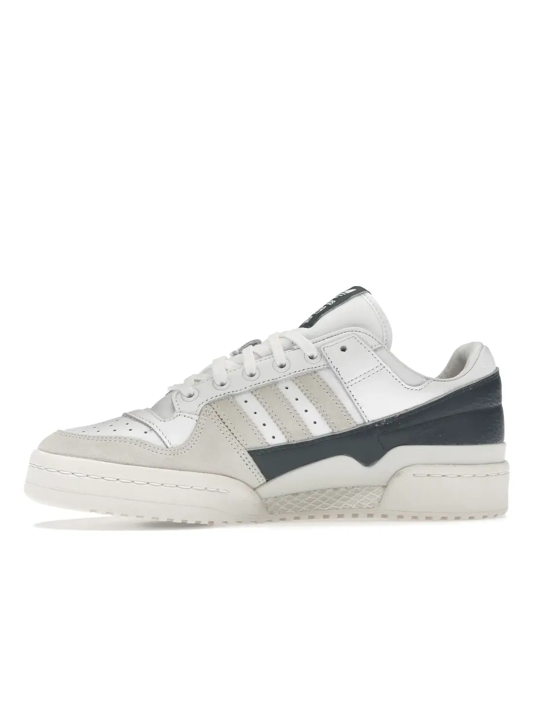 Мужские кроссовки Lifestyle Adidas Forum Low Kith — изображение 3 из 4, белый/белый/зеленый