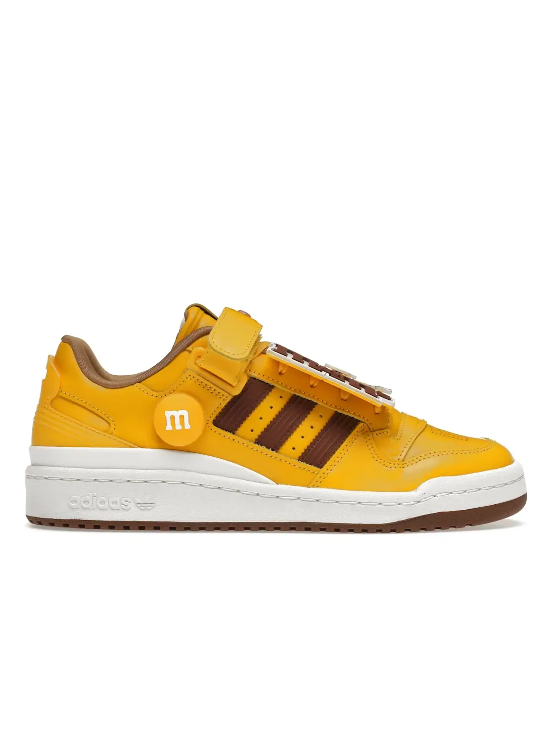 Мужские кроссовки Lifestyle с принтом Adidas Forum Low Adidas — изображение 1 из 4, желтый/коричневый/белый