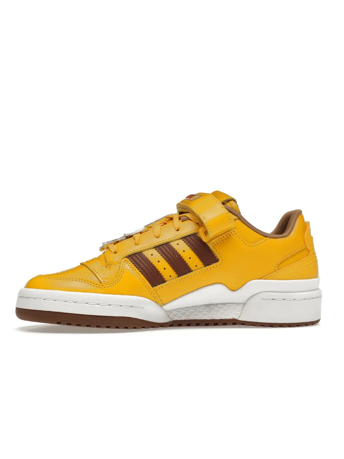 Мужские кроссовки Lifestyle с принтом Adidas Forum Low Adidas — изображение 3 из 4, желтый/коричневый/белый